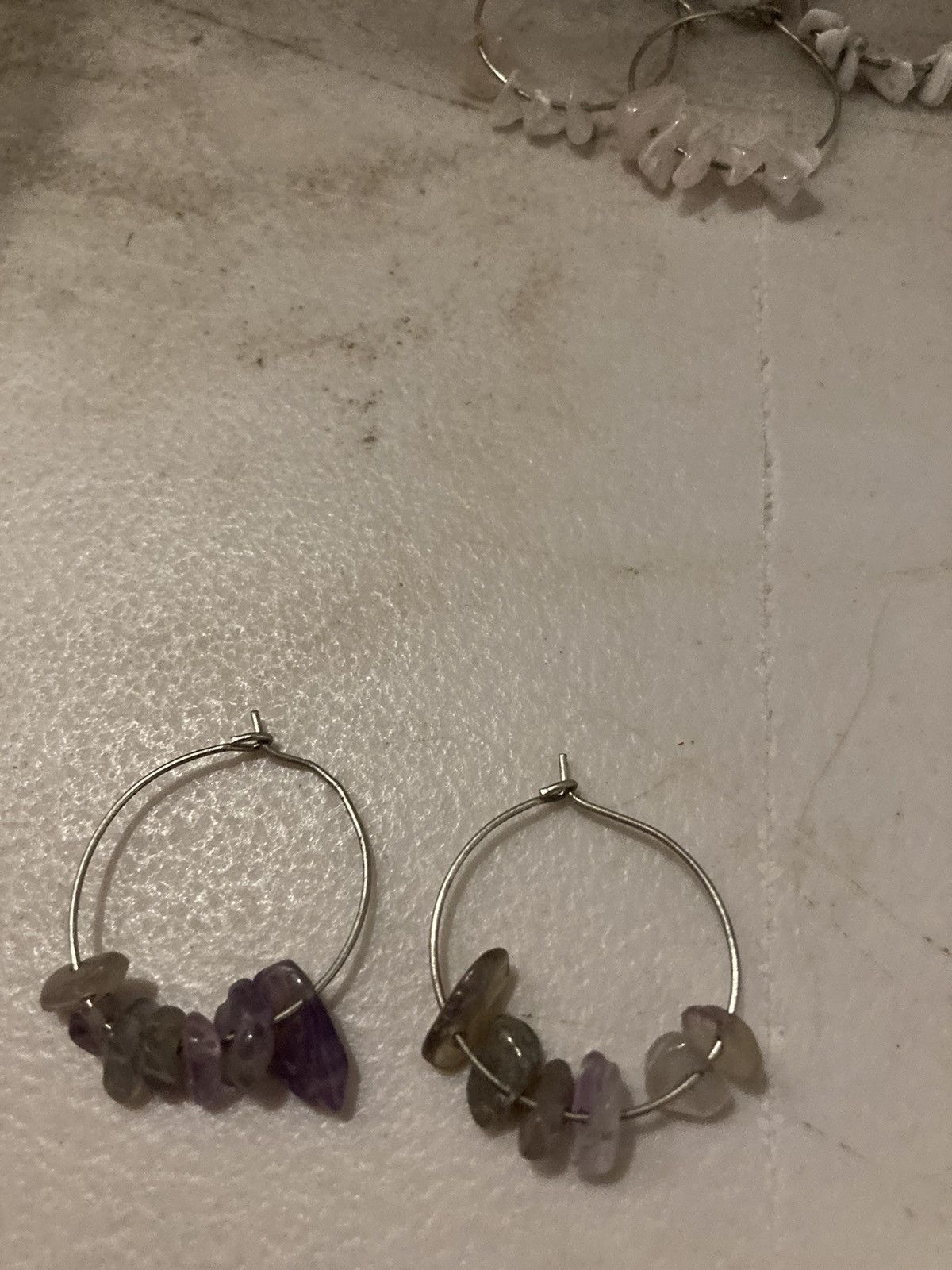 Other Semiprecious beaded chip earrings 12 dollars each Size ONE SIZE - 5 Thumbnail