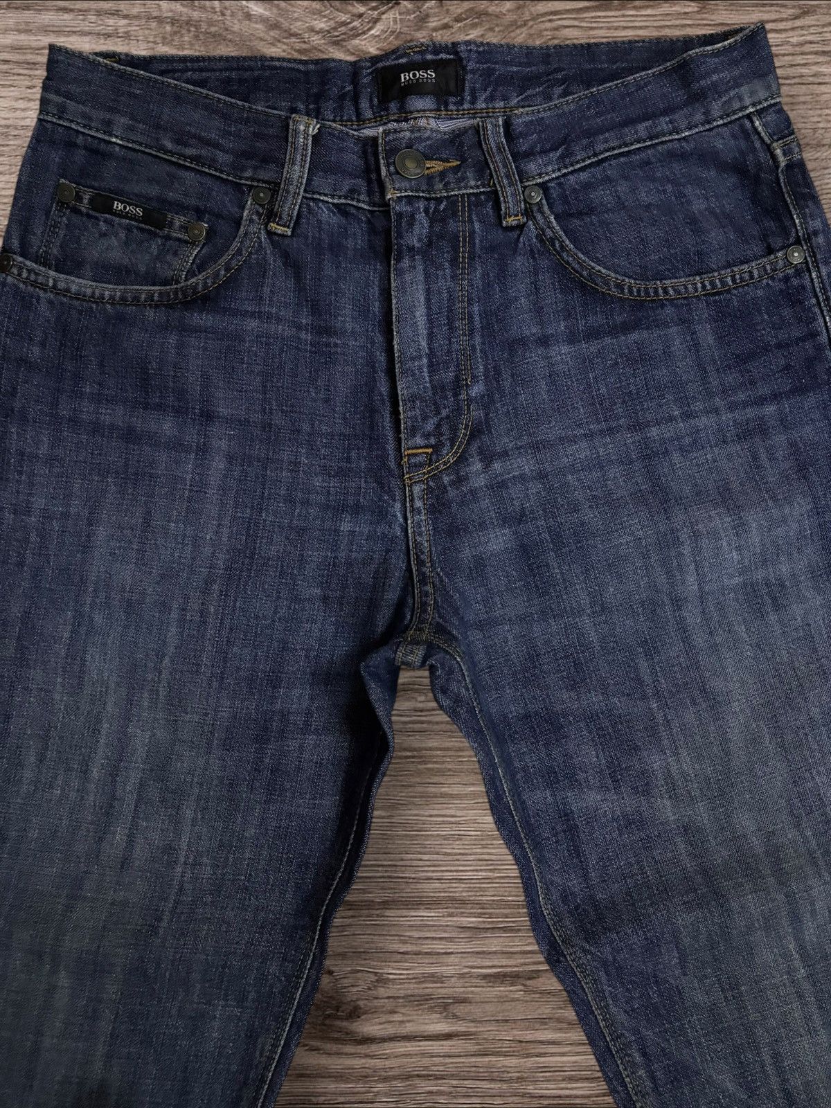 Hugo Boss Vintage BOSS by Hugo Boss Distressed Jeans Size US 29 - 4 Thumbnail