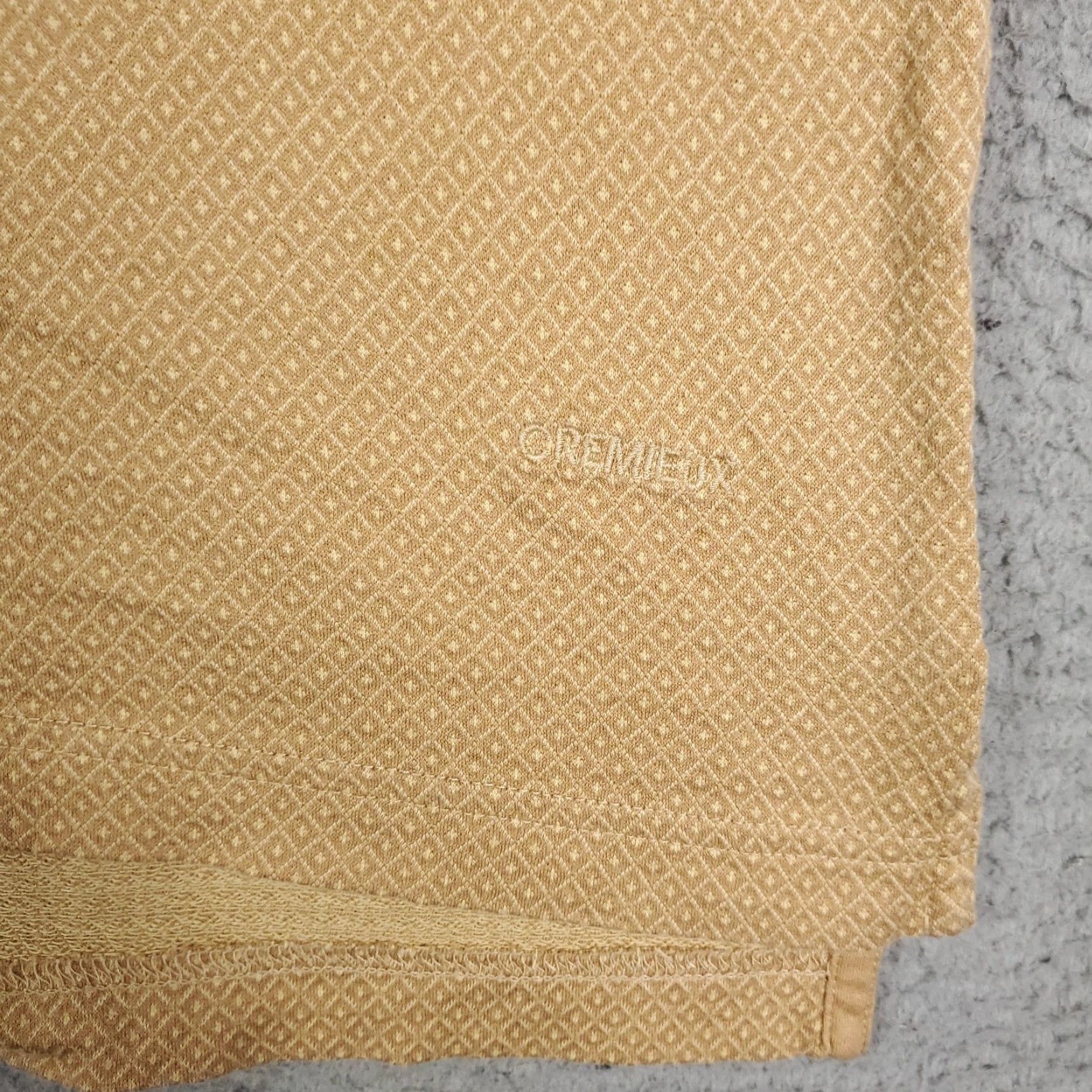 Cremieux VINTAGE Daniel Cremieux Beige Geometric Pocket Casual Mens Polo Shirt M Size US M / EU 48-50 / 2 - 4 Thumbnail