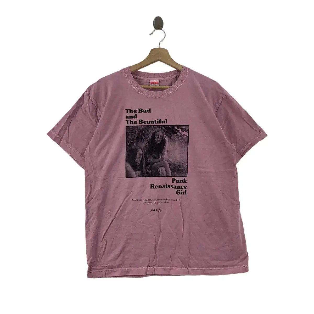 Vintage PHOTO ROBERTA BAYLEY Girls Enjoy The Sea Punk Tee Shirt Size M / US 6-8 / IT 42-44 - 1 Thumbnail