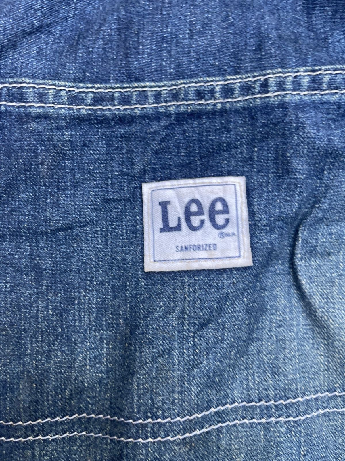 Japanese Brand × Lee × Vintage Rare 90s Lee Indigo Carpenter Jeans - Japanese Denim 34x33 Size US 34 / EU 50 - 7 Thumbnail