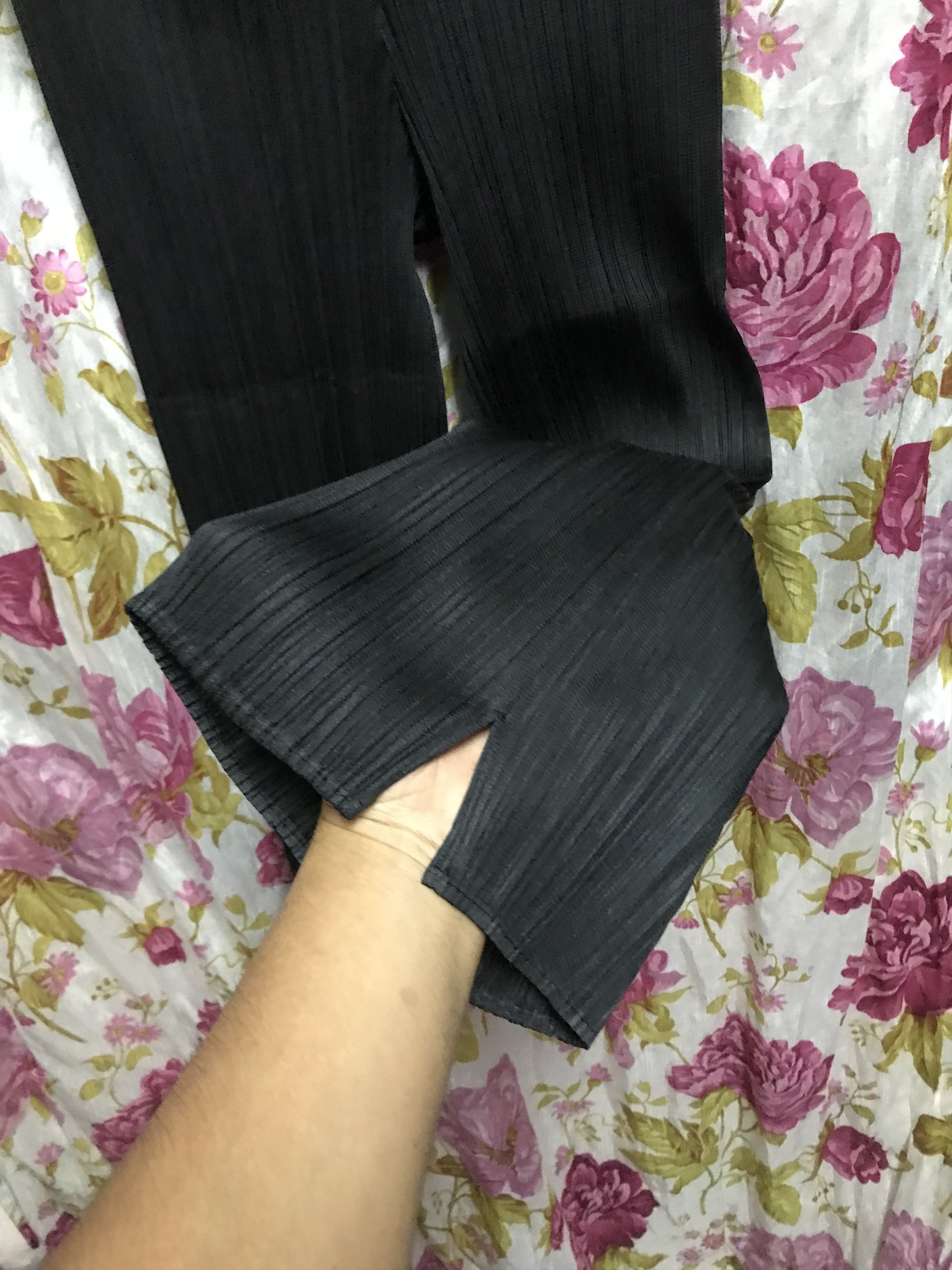 Pleats Please Issey Miyake Pleats Please Pants Black Issey Miyake Size 29" - 4 Thumbnail