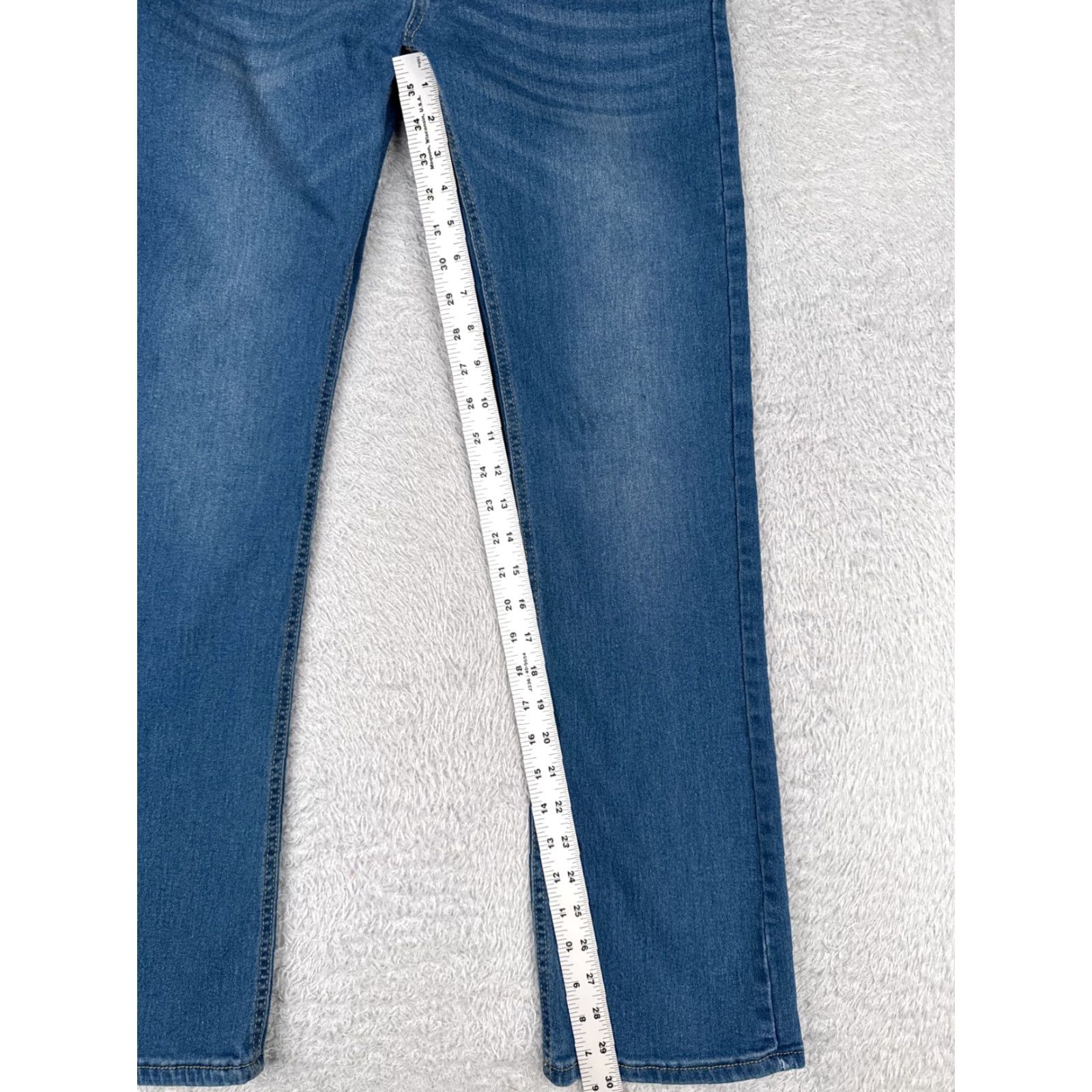 Denime VINTAGE Jeans Women 30 Blue Denim Bootcut Embroidered Floral Mid Rise Cotton 30x30 Size 30" / US 8 / IT 44 - 7 Thumbnail