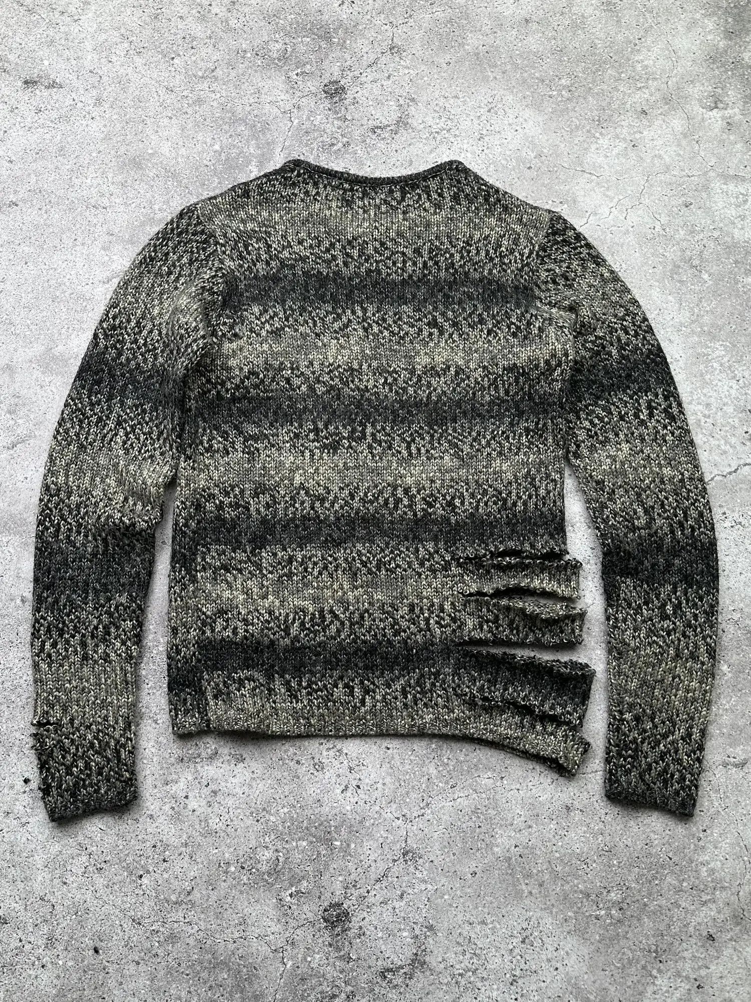 Vintage Vintage Faded Distressed Knit Sweater C561(V234) Size US S / EU 44-46 / 1 - 4 Thumbnail