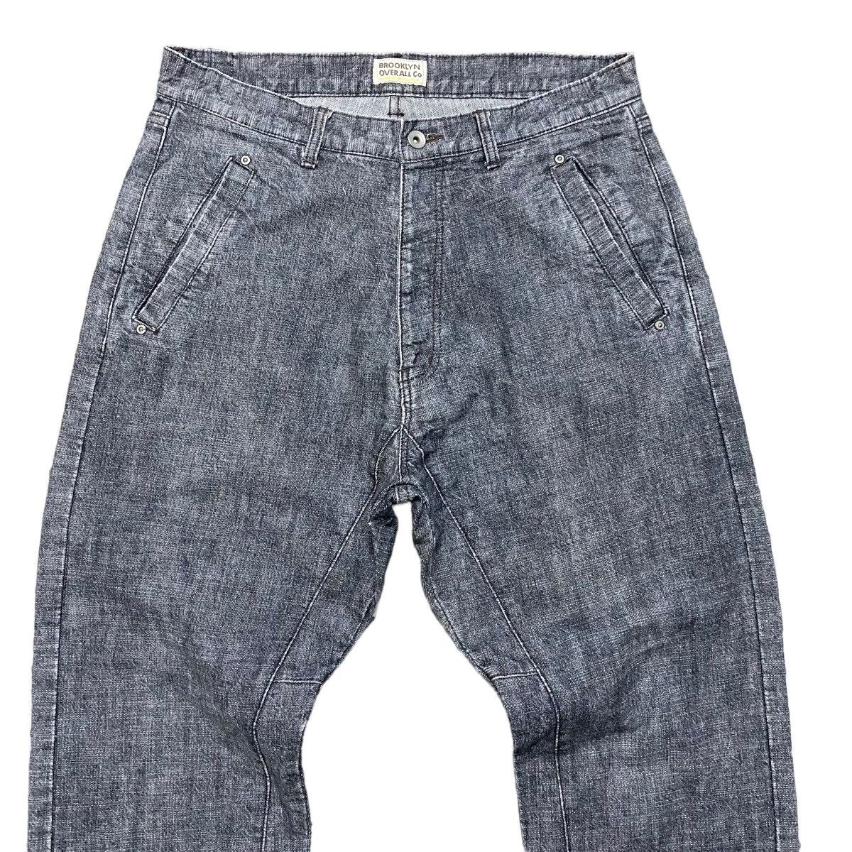Vintage Brooklyn Overalls Denim Baggy Skater Pants Size US 32 / EU 48 - 3 Thumbnail