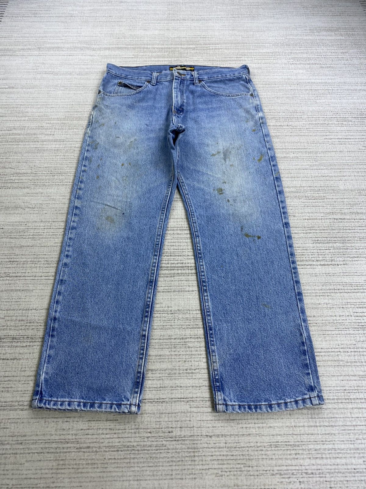 Lee × Vintage Vintage 90s Lee Distressed Denim Pants Size US 34 / EU 50 - 1 Thumbnail