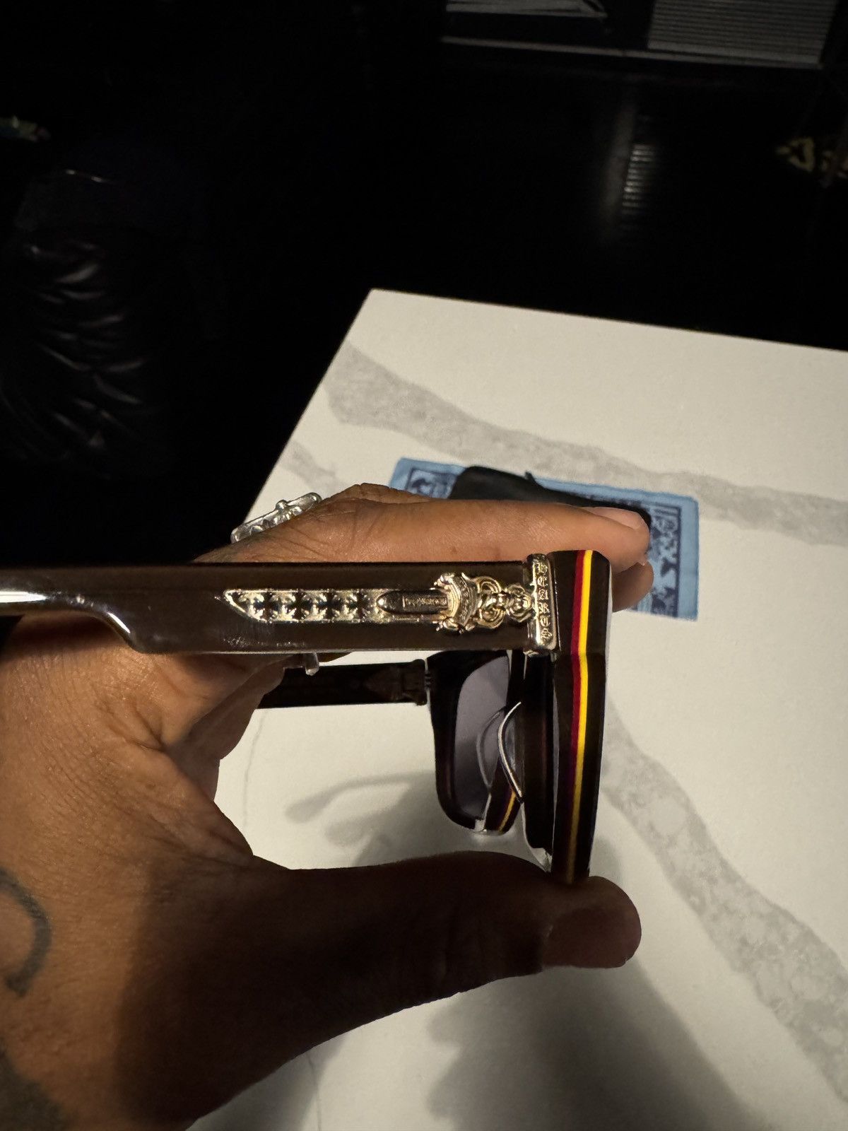 Chrome Hearts × Matty Boy Chrome Hearts Box-Officer Frames Size ONE SIZE - 6 Thumbnail