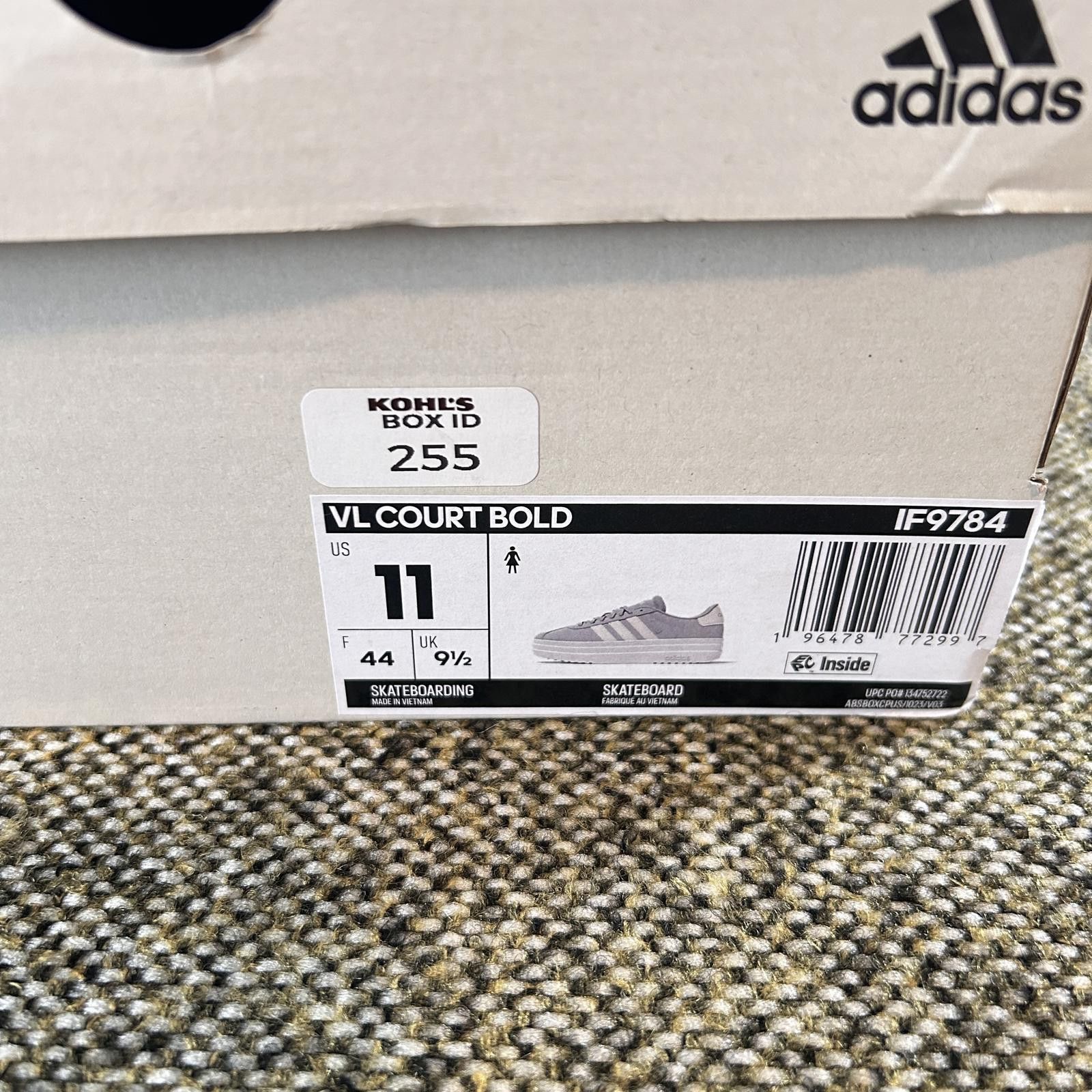 Adidas NIB Adidas VL Court Bold Platform Grey White Size US 11 / IT 41 - 6 Thumbnail