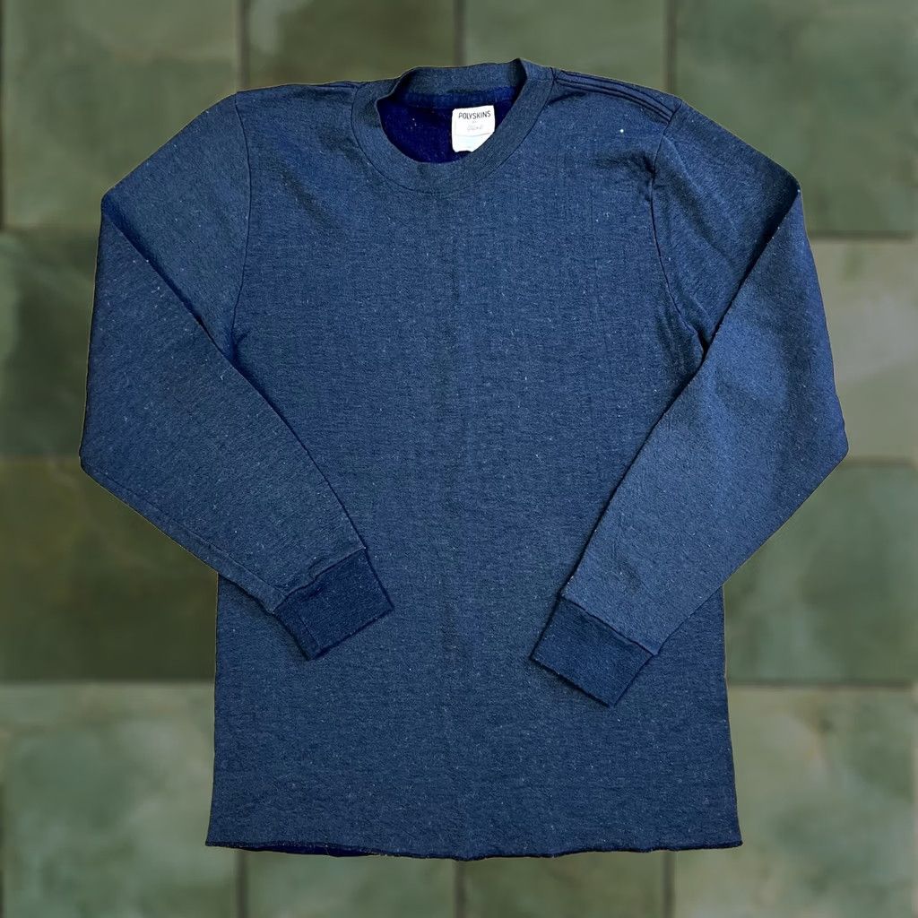 Vintage VINTAGE Polyskin Thermal Blue Shirt Mens M 90s Base Layer Made in USA Blue Polyskins By Allen-A Shirt Mens M Thermal 90s Blue Shirt Mens M Size US M / EU 48-50 / 2 - 1 Thumbnail