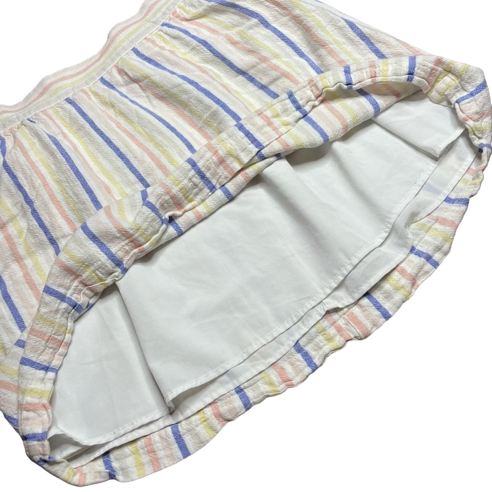 Loft Loft Lined Blend Striped Skirt Size 30" / US 8 / IT 44 - 3 Thumbnail
