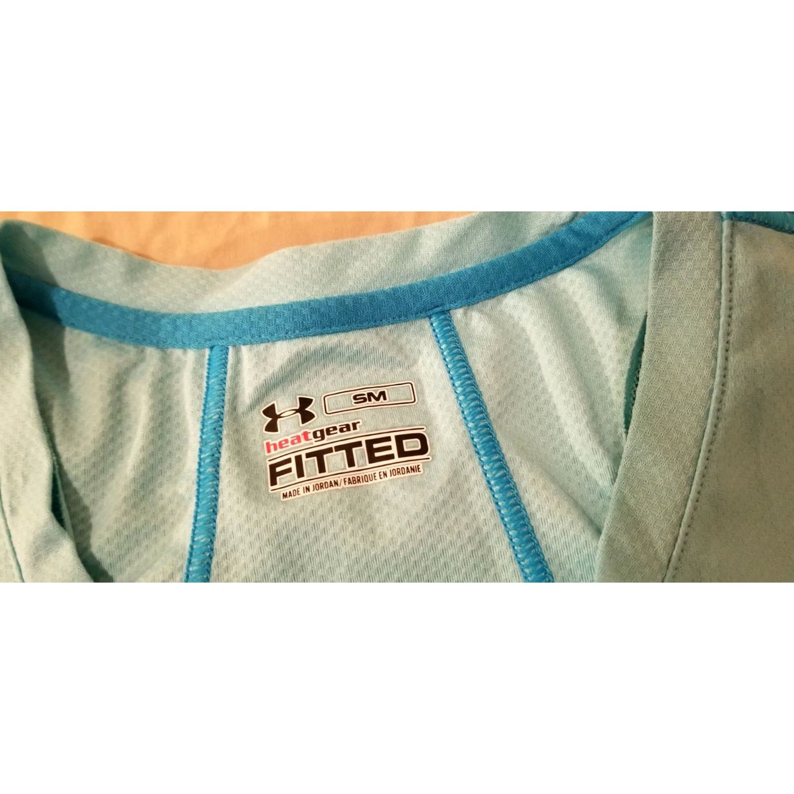 Under Armour Womens Under Armour Tank Shirt S Small Blue Athletic Sleeveless Shirt Gym Workout Size S / US 4 / IT 40 - 4 Thumbnail