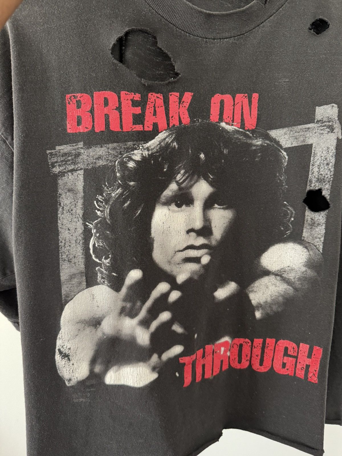 Vintage 1993 The Doors Jim Morrison Break On Through Rock Band Size US XL / EU 56 / 4 - 4 Thumbnail