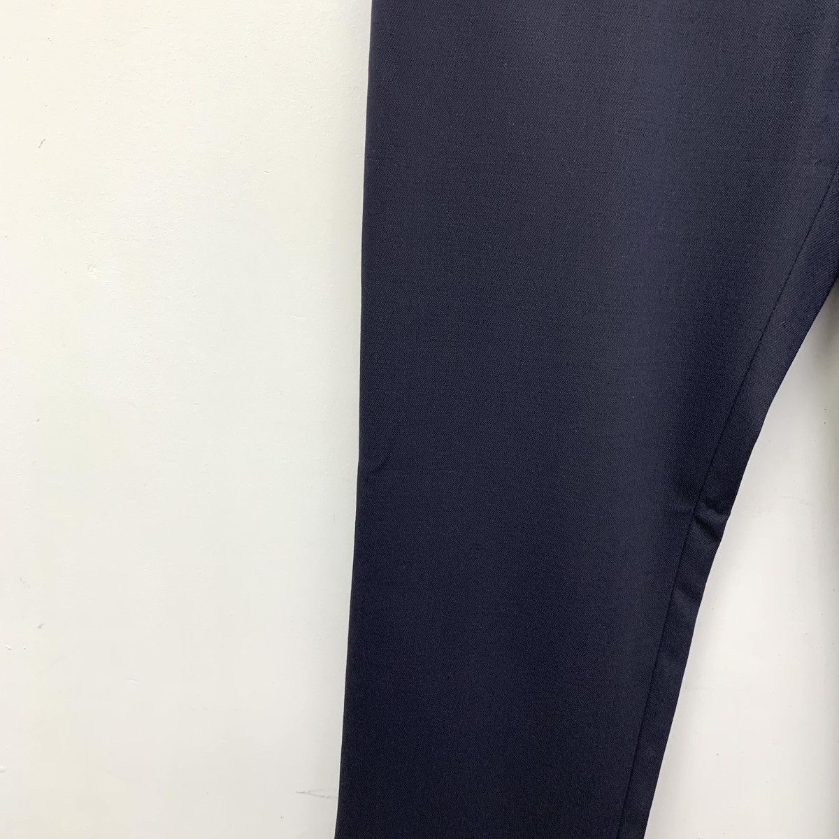 Givenchy Givenchy Dark Blue Wool Casual Suit Trousers K26WX Size US 32 / EU 48 - 4 Thumbnail