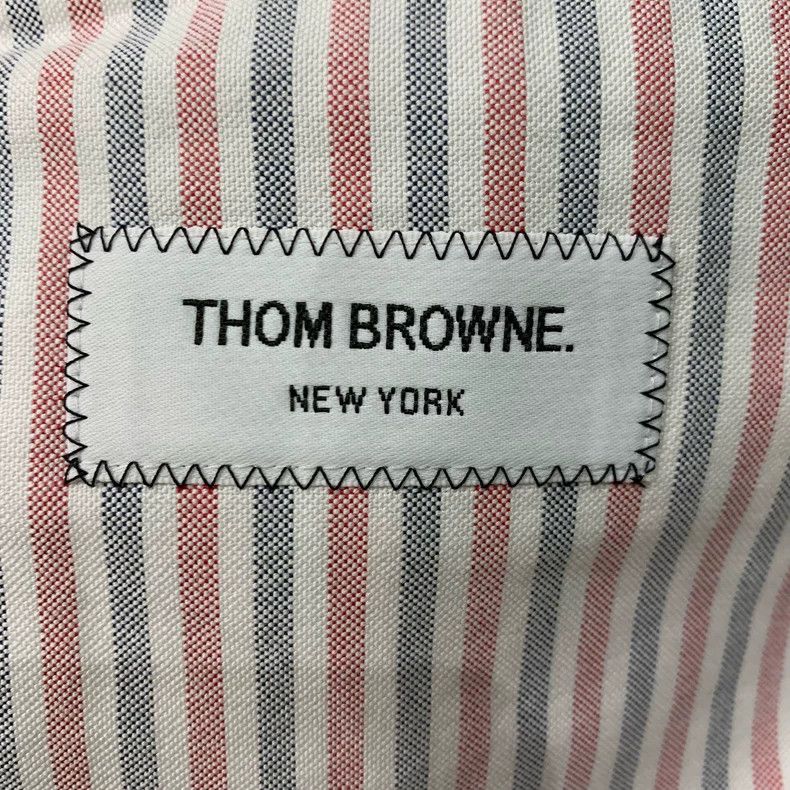 Thom Browne Thom Browne Size 3 Dark blue four-bar suit 2506-Nextarrow Size 42R - 6 Thumbnail