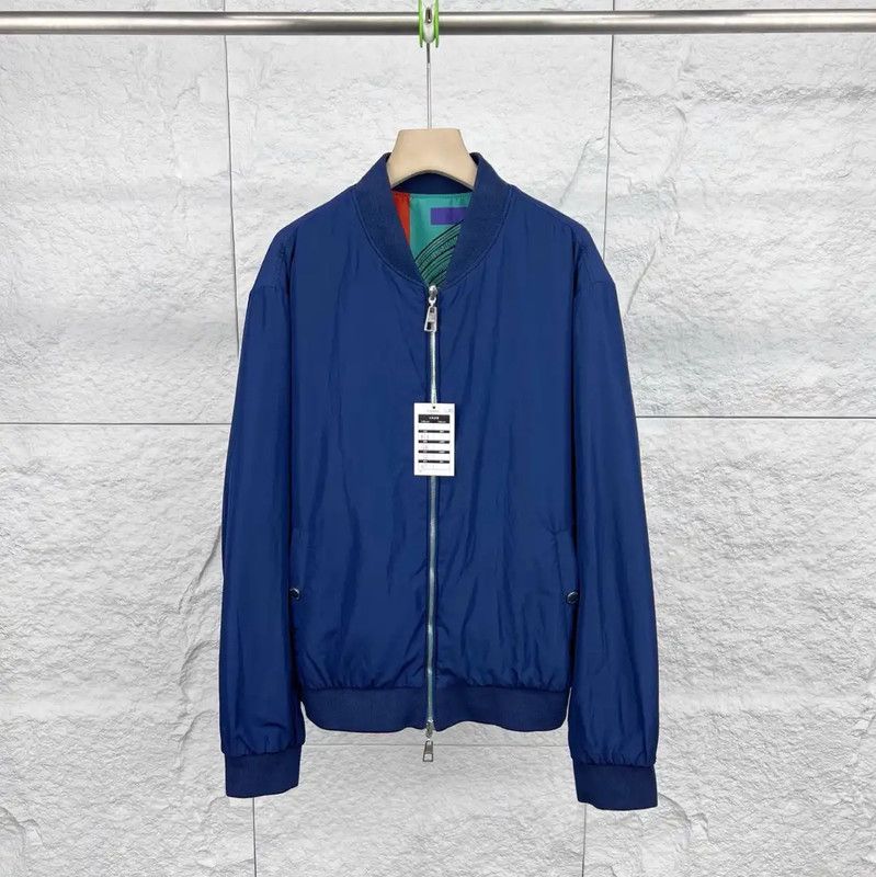 Versace Versace Navy Blue Cotton Men's Jacket 0089 Size US M / EU 48-50 / 2 - 1 Thumbnail
