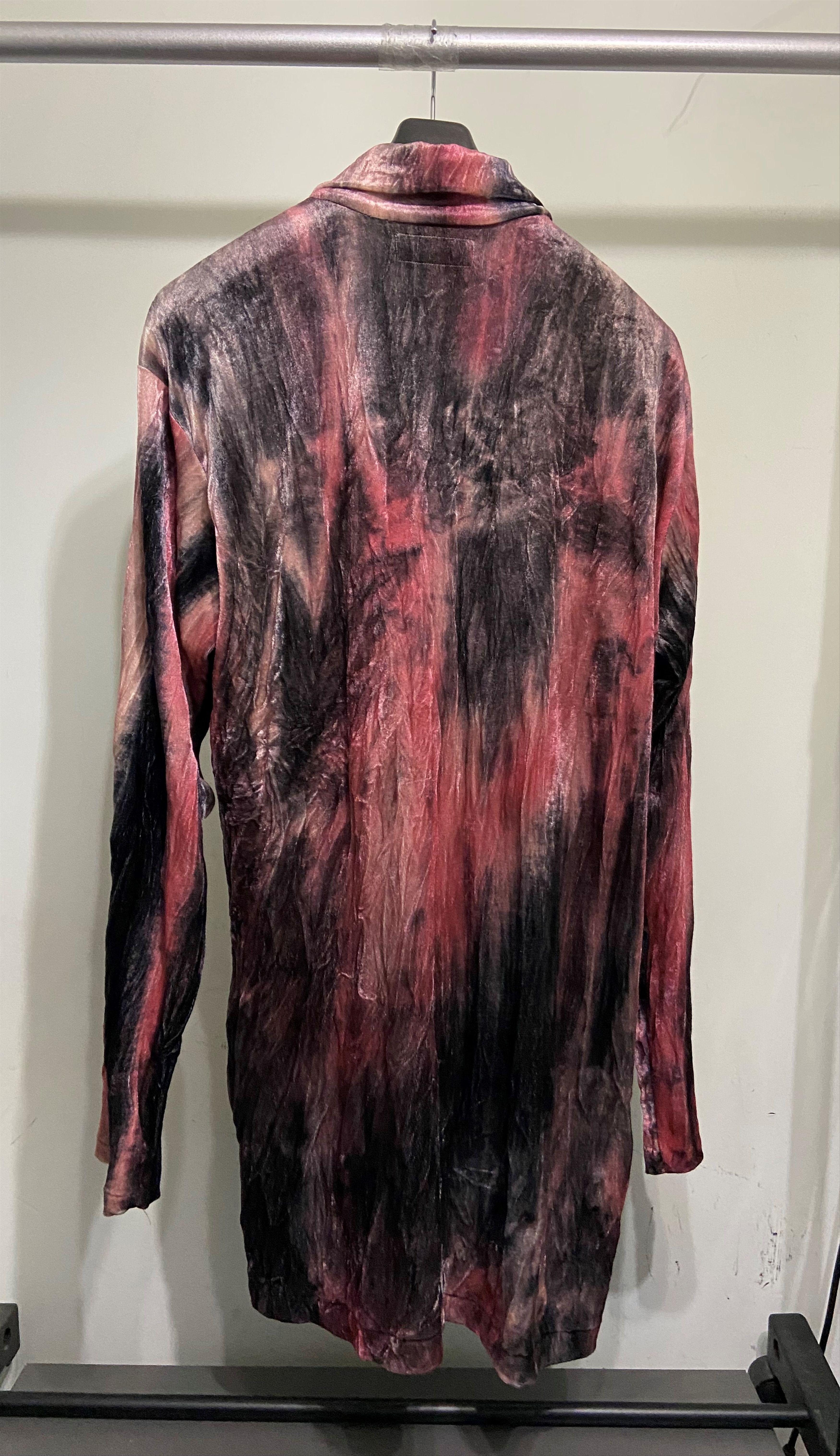 Yohji Yamamoto Yohji Yamamoto 94aw pink velvet shirt Size US M / EU 48-50 / 2 - 2 Thumbnail