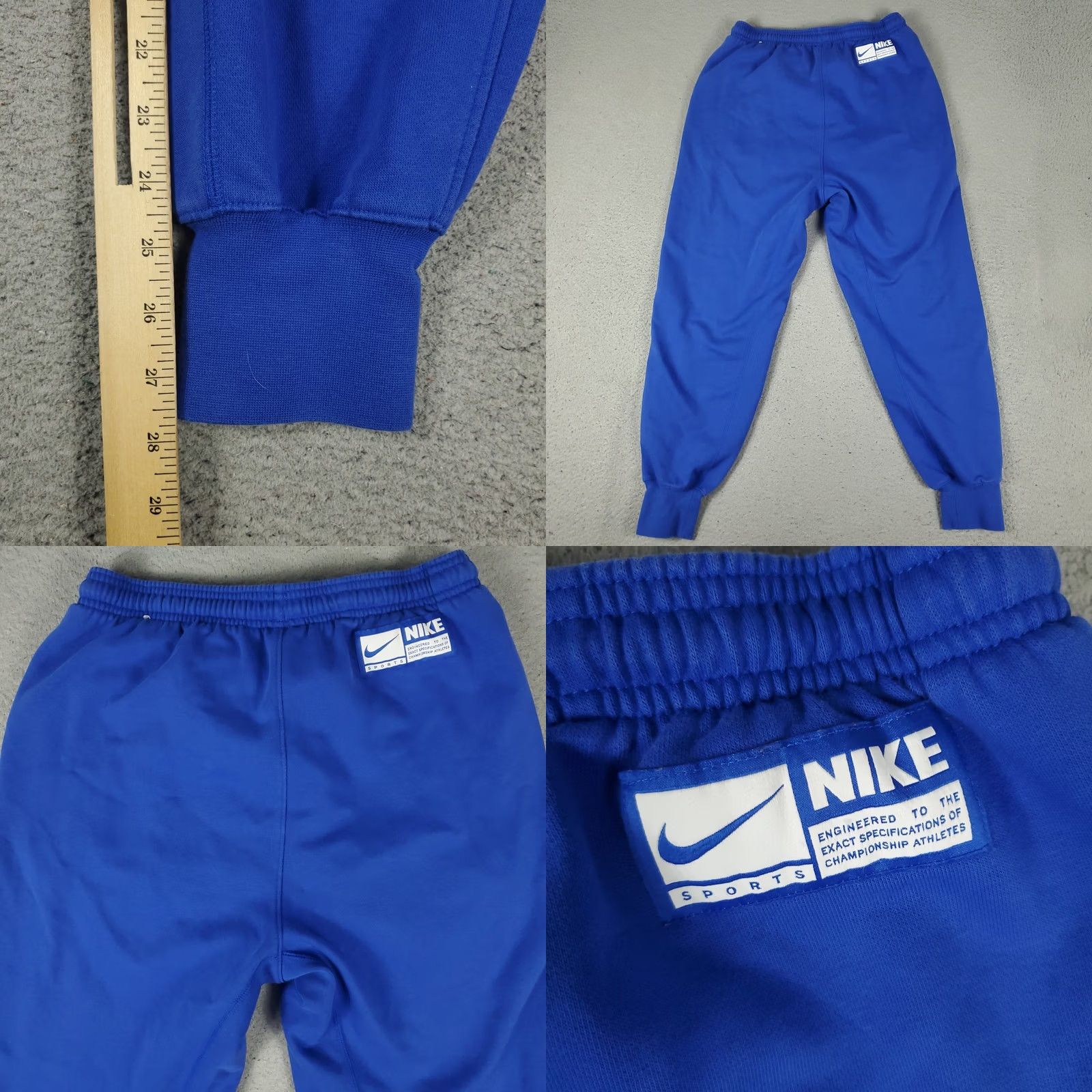 Nike Nike Pants Mens Size Small Blue Swoosh Track Joggers Sweatpants Regular Fit Size US 29 - 8 Thumbnail