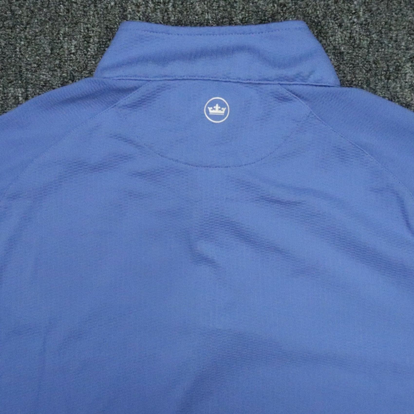 Peter Millar Peter Millar Pullover Men Medium Blue Perth Melange Performance Quarter Zip Golf Size US M / EU 48-50 / 2 - 5 Thumbnail