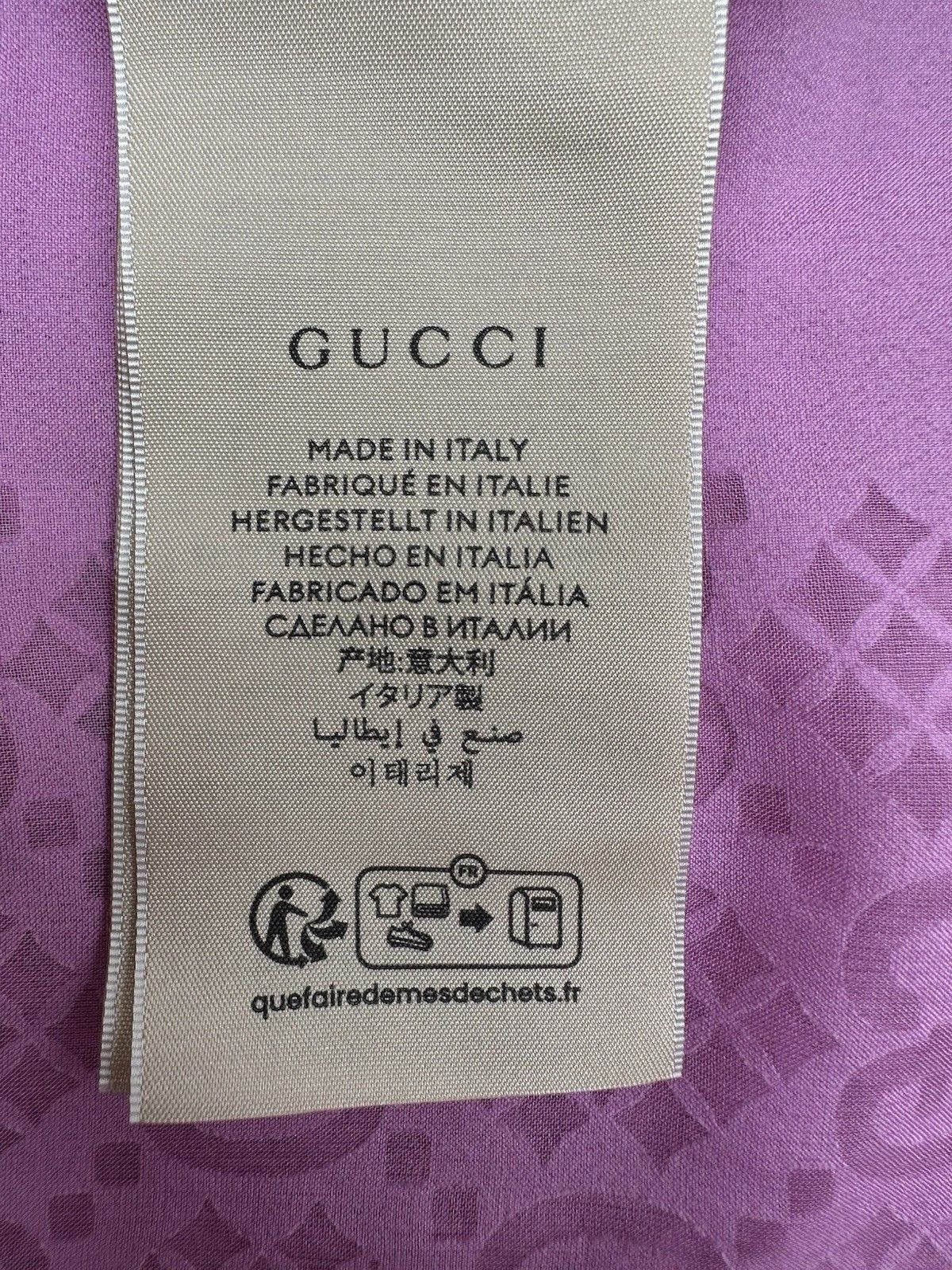 Gucci New Gucci Scarves 120x180cm Silk / Cotton Size ONE SIZE - 12 Thumbnail