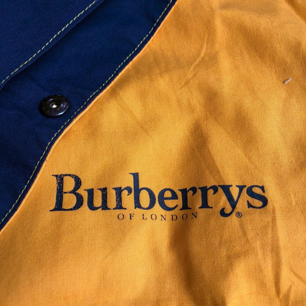 Burberry Vintage 90s Burberrys Nova Check Lined Yellow Jacket Size US L / EU 52-54 / 3 - 6 Thumbnail