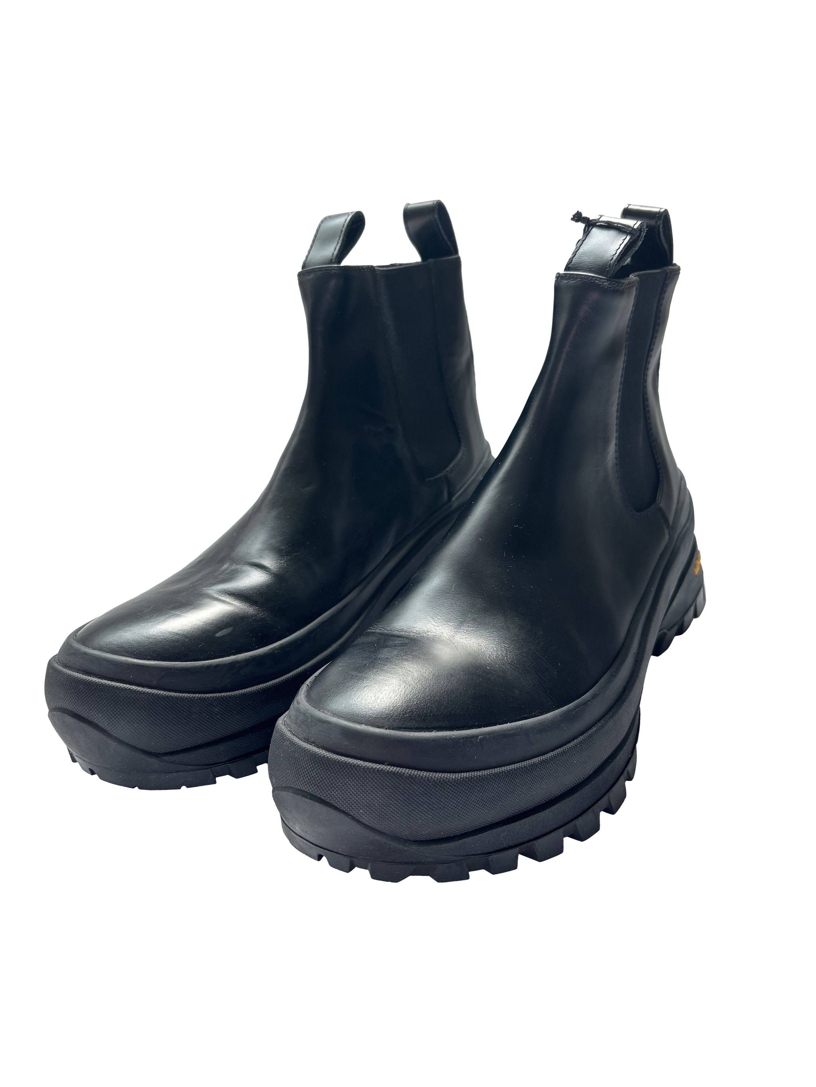 jil sander leather chelsea boots