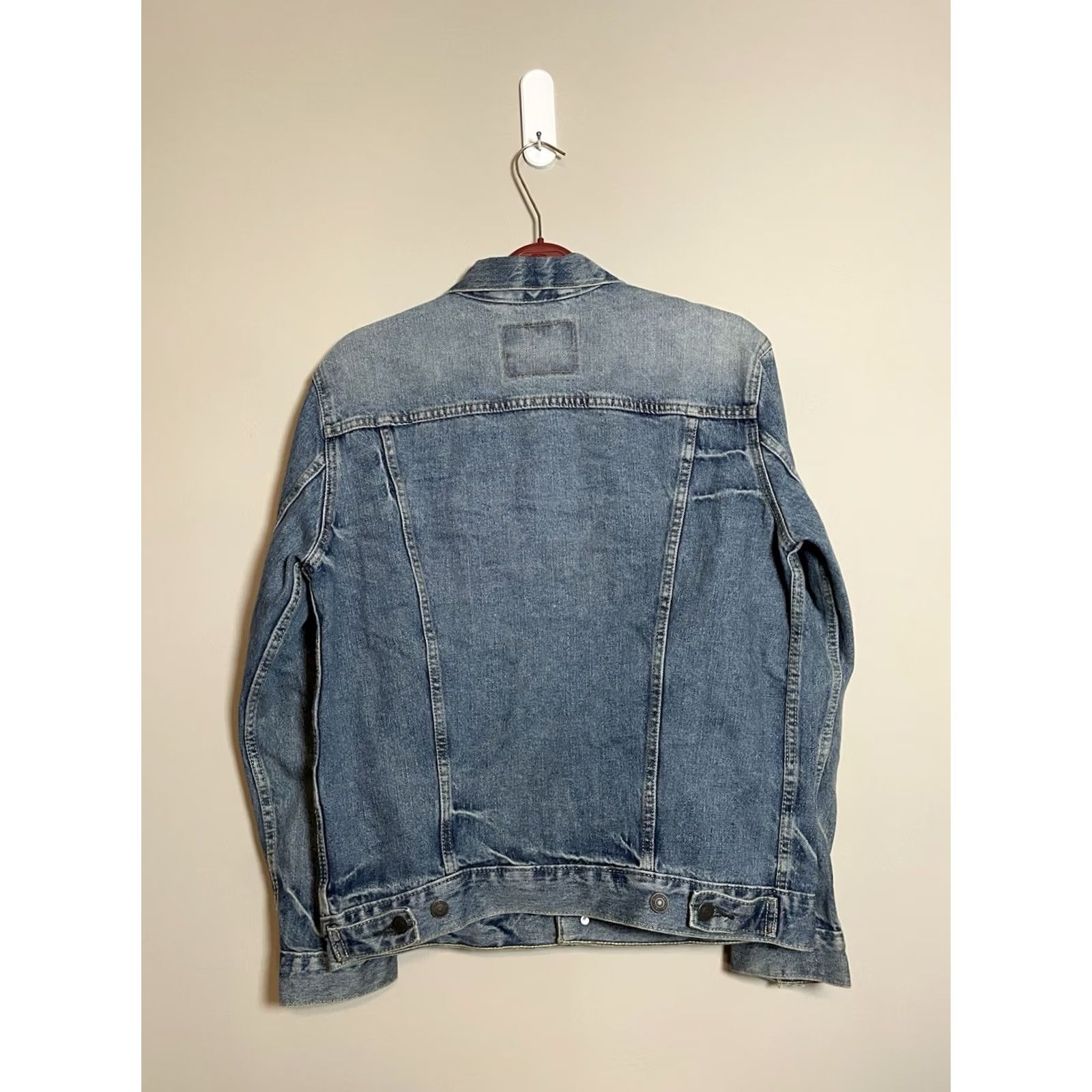 Levi's Levi’s Trucker Jacket Men Blue Denim Size M 100% Cotton Regular Pockets Collared Button Front Size US M / EU 48-50 / 2 - 7 Thumbnail