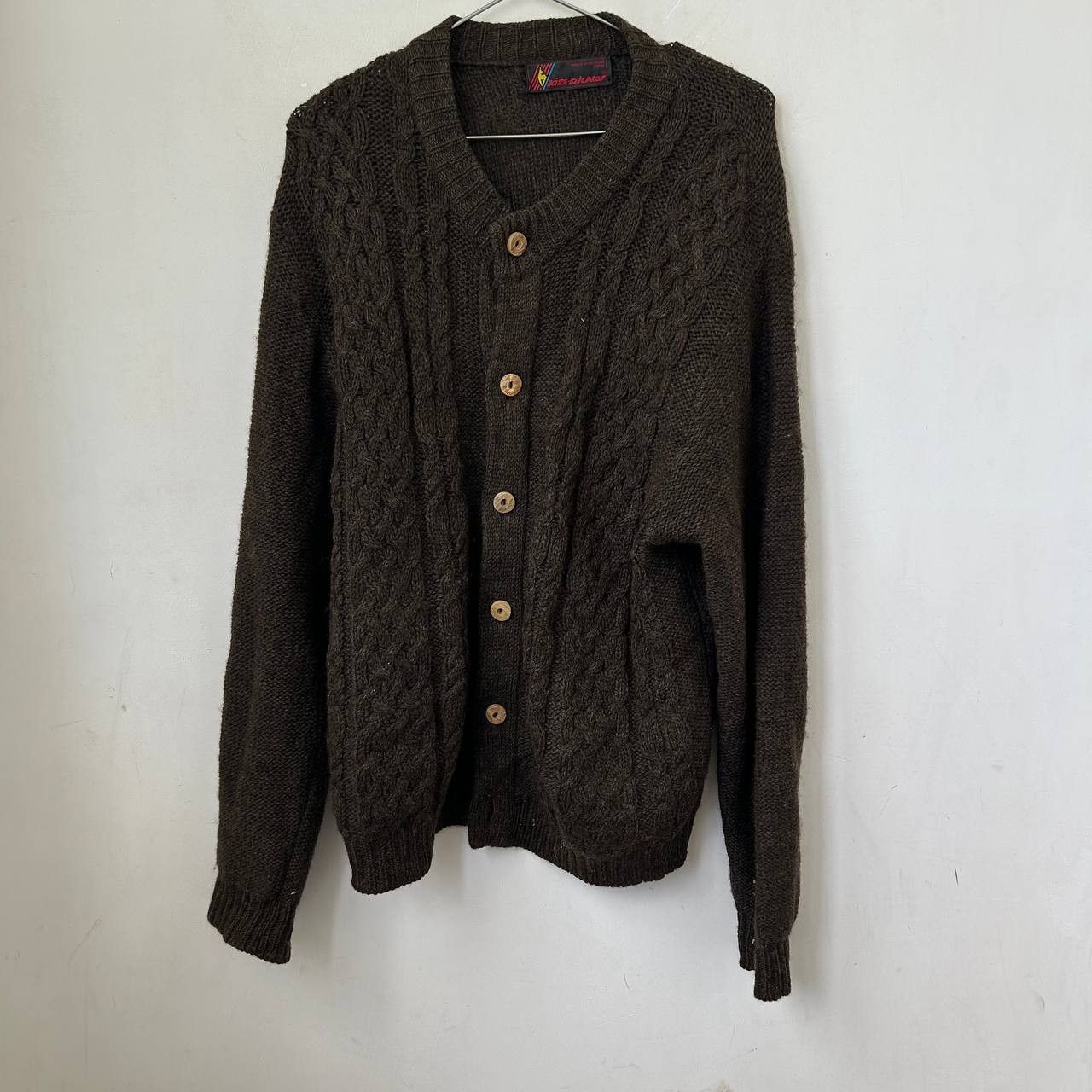 Vintage Kitz Pichler trachten wool cardigan #1341 Size US L / EU 52-54 / 3 - 1 Thumbnail