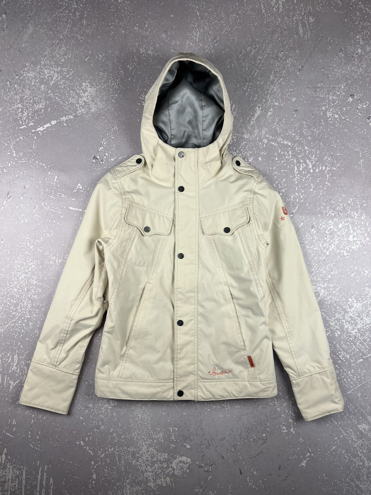 Burton Vintage Burton Ski Snowboard Winter Jacket Womens XS Beige Size XS / US 0-2 / IT 36-38 - 1 Thumbnail