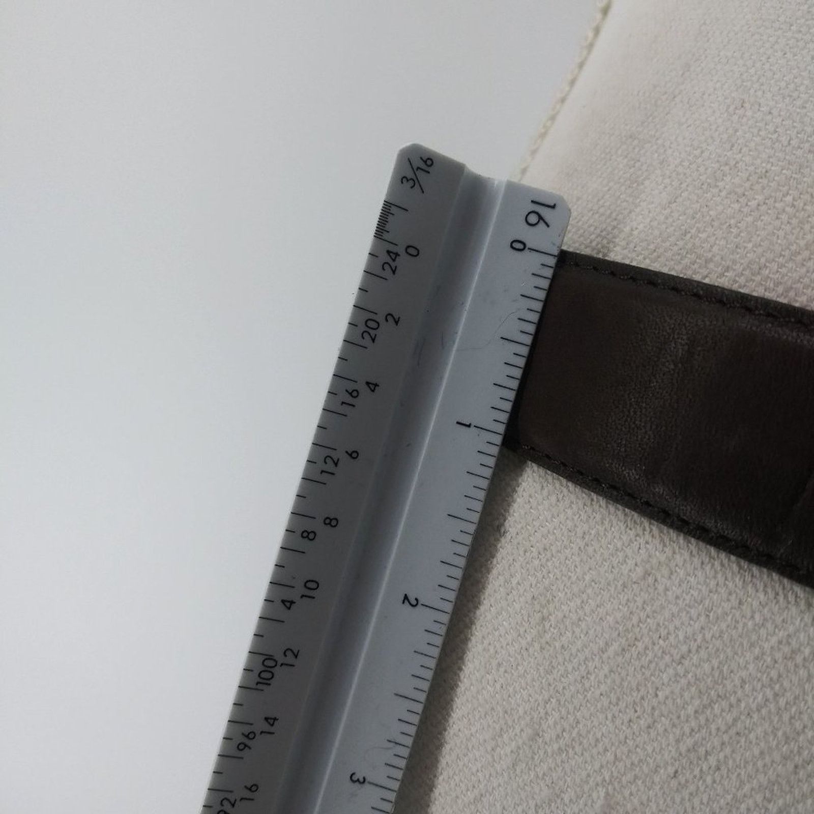 Vintage Women's Brown leather Belt Gold Buckle Anchor Nautical M L Size ONE SIZE - 6 Thumbnail