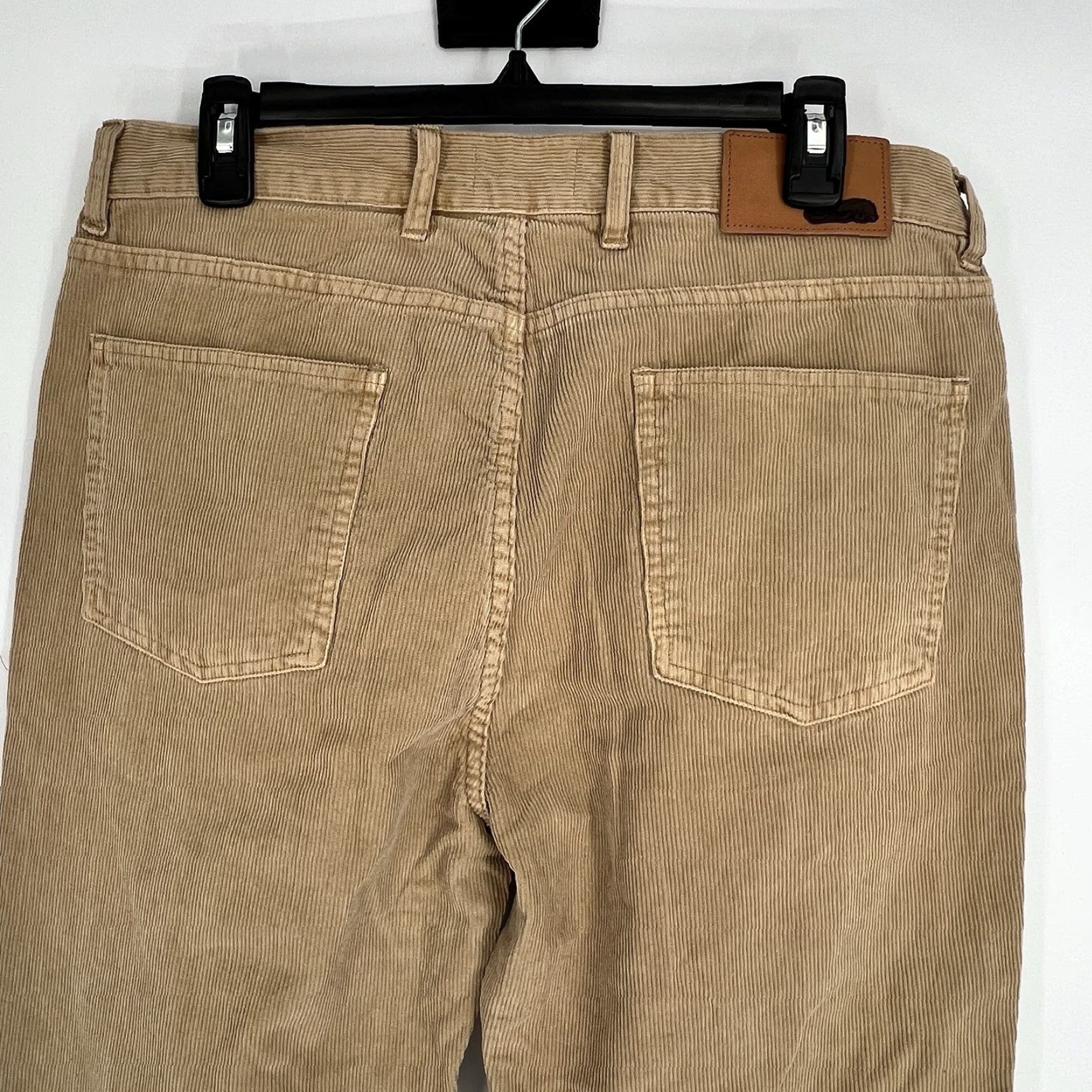 Taylor Stitch TAYLOR STITCH 100% Organic Cotton Democratic Corduroy Pants - Men 33x33 Beige, Flat Front, Straight Leg, 5-Pocket, Zip Closure Size US 33 - 5 Thumbnail