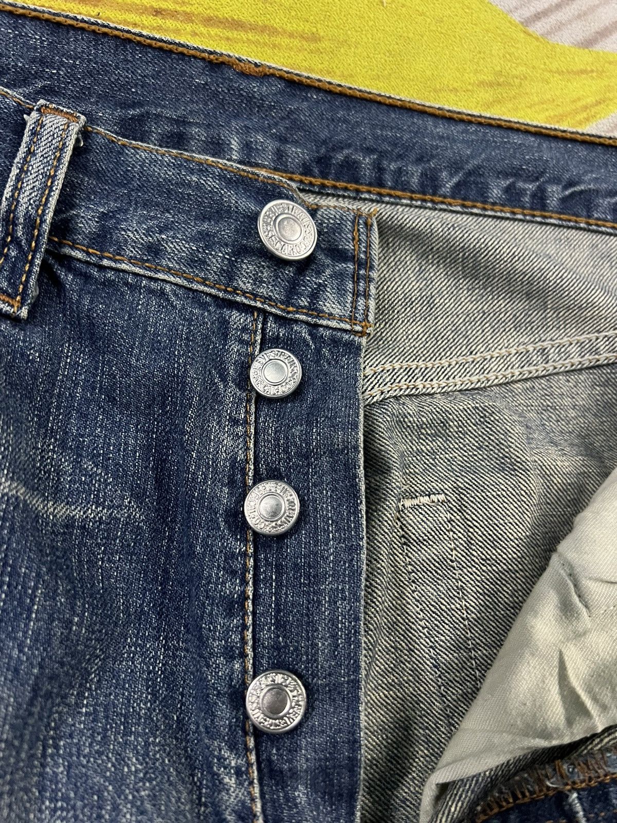 If Six Was Nine × Levi's Vintage Levis 501 Distressed Jeans Very Nice Size US 30 / EU 46 - 4 Thumbnail