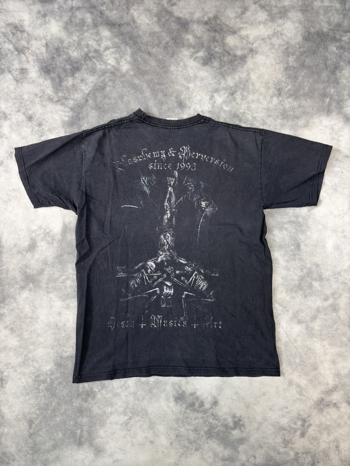 Band Tees × Vintage Vintage Belphegor Brutal Band Rock Metal Art 20 Years rare Size US M / EU 48-50 / 2 - 7 Thumbnail