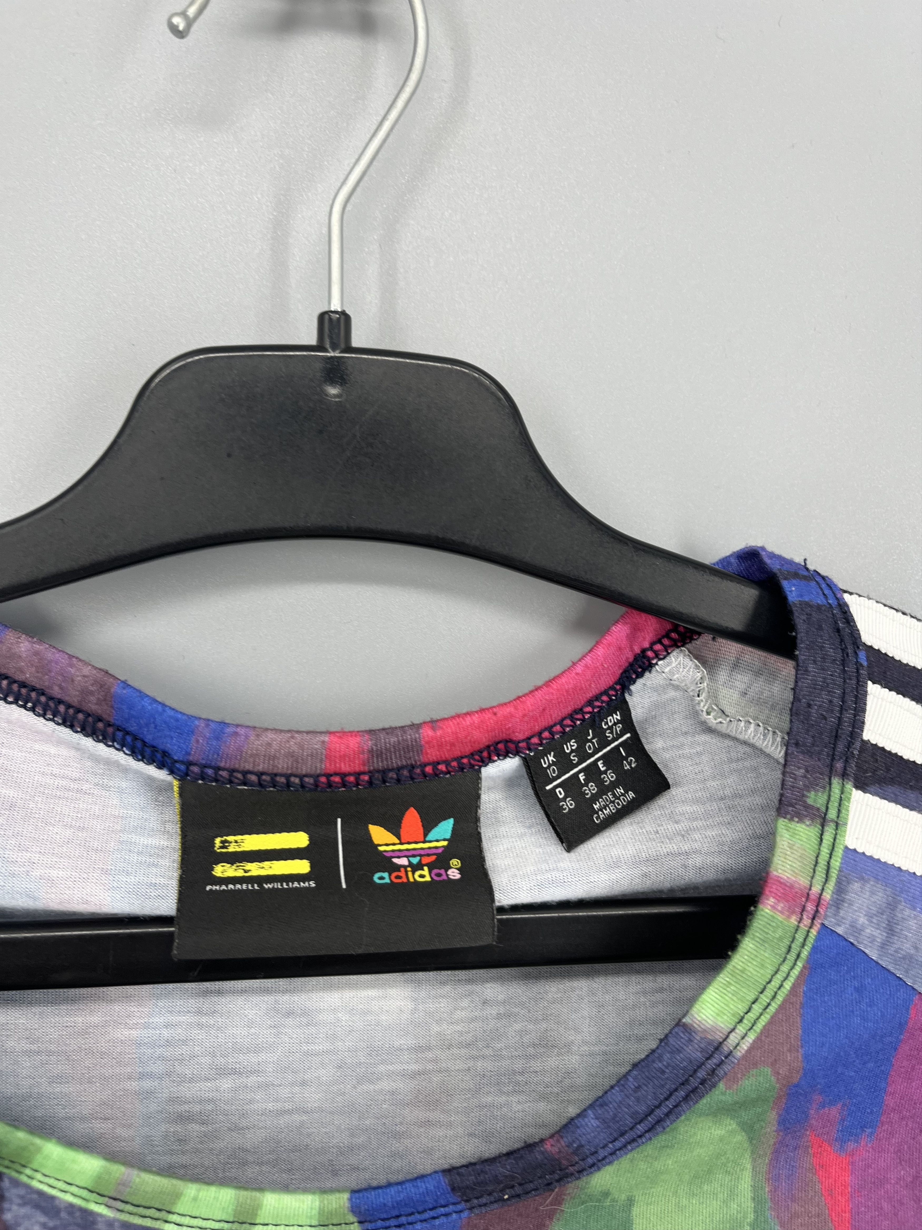 Adidas Adidas x Pharrell Williams Cropped Pattern Multicoloured Size S / US 4 / IT 40 - 6 Thumbnail