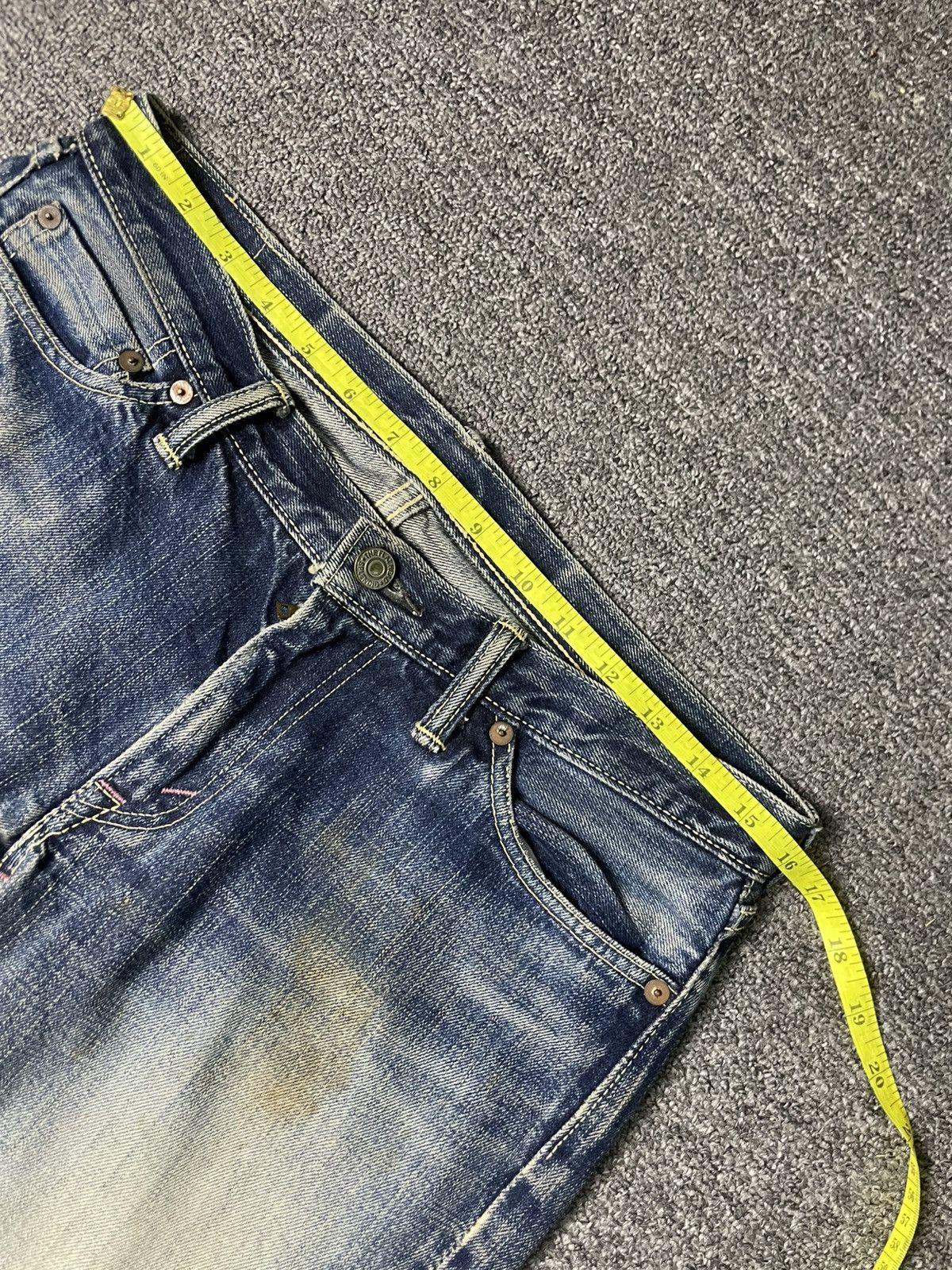 Vintage FLAT HEAD x BALDER JEANS Brand Ripped Jean (84) Size US 32 / EU 48 - 7 Thumbnail