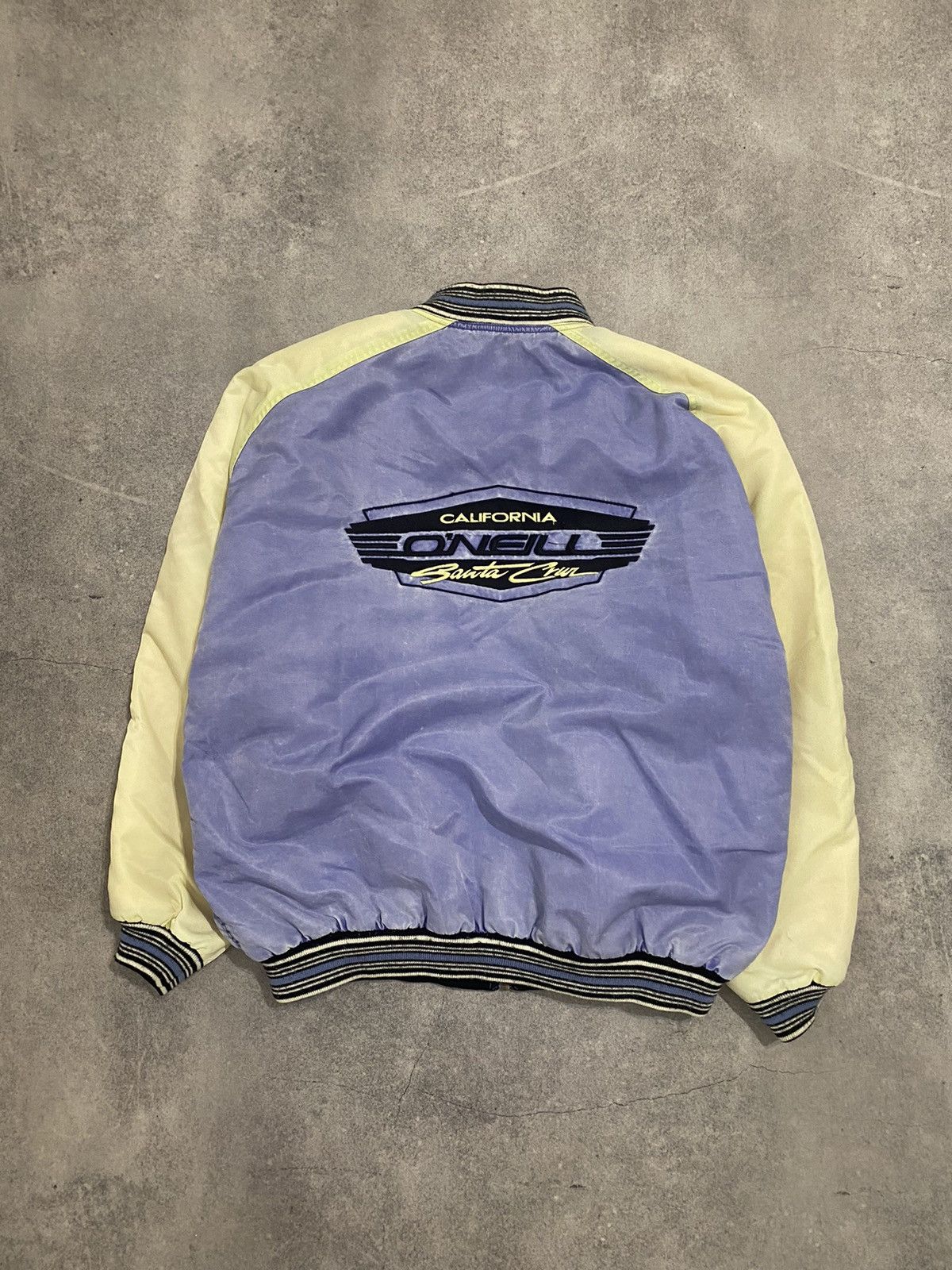 O'Neill × Vintage Vintage 90s O’Neill Santa Cruz California Bomber Jacket Size US XL / EU 56 / 4 - 1 Thumbnail