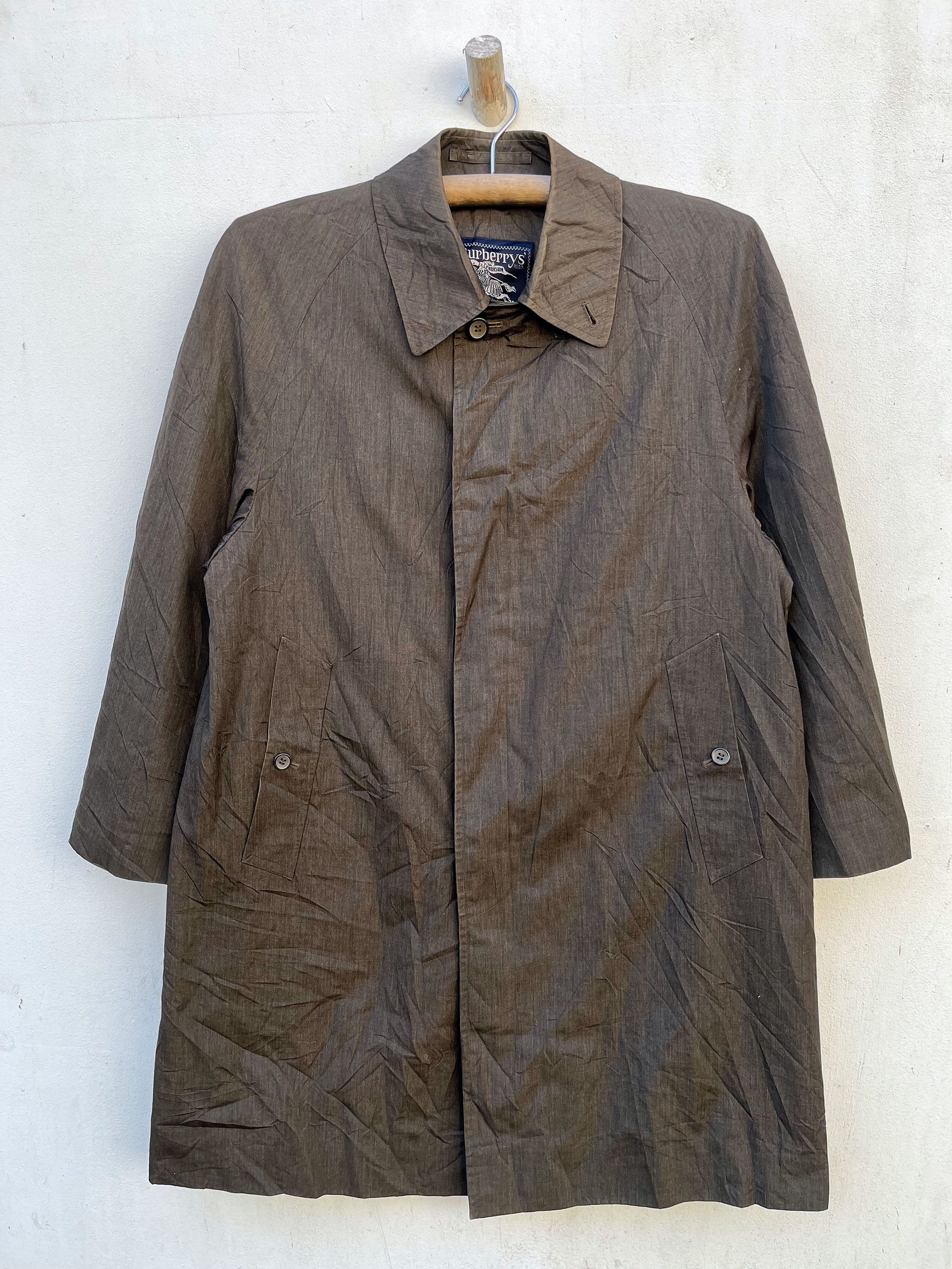 Burberry × Designer Vintage Burberrry's Long Coat Jacket Size US S / EU 44-46 / 1 - 1 Thumbnail