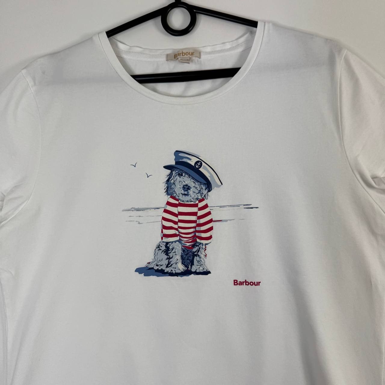 Barbour Barbour Women’s Graphic White Nautical Dog UK 16 Size M / US 6-8 / IT 42-44 - 2 Thumbnail