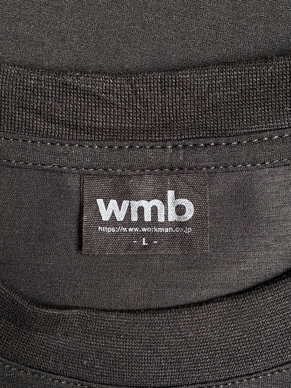 Designer × Japanese Brand WMB Work Man Black T-shirt Size US L / EU 52-54 / 3 - 6 Thumbnail