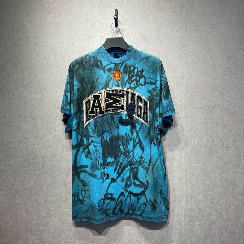 Balenciaga Manchester United Graffiti Tee - dmc