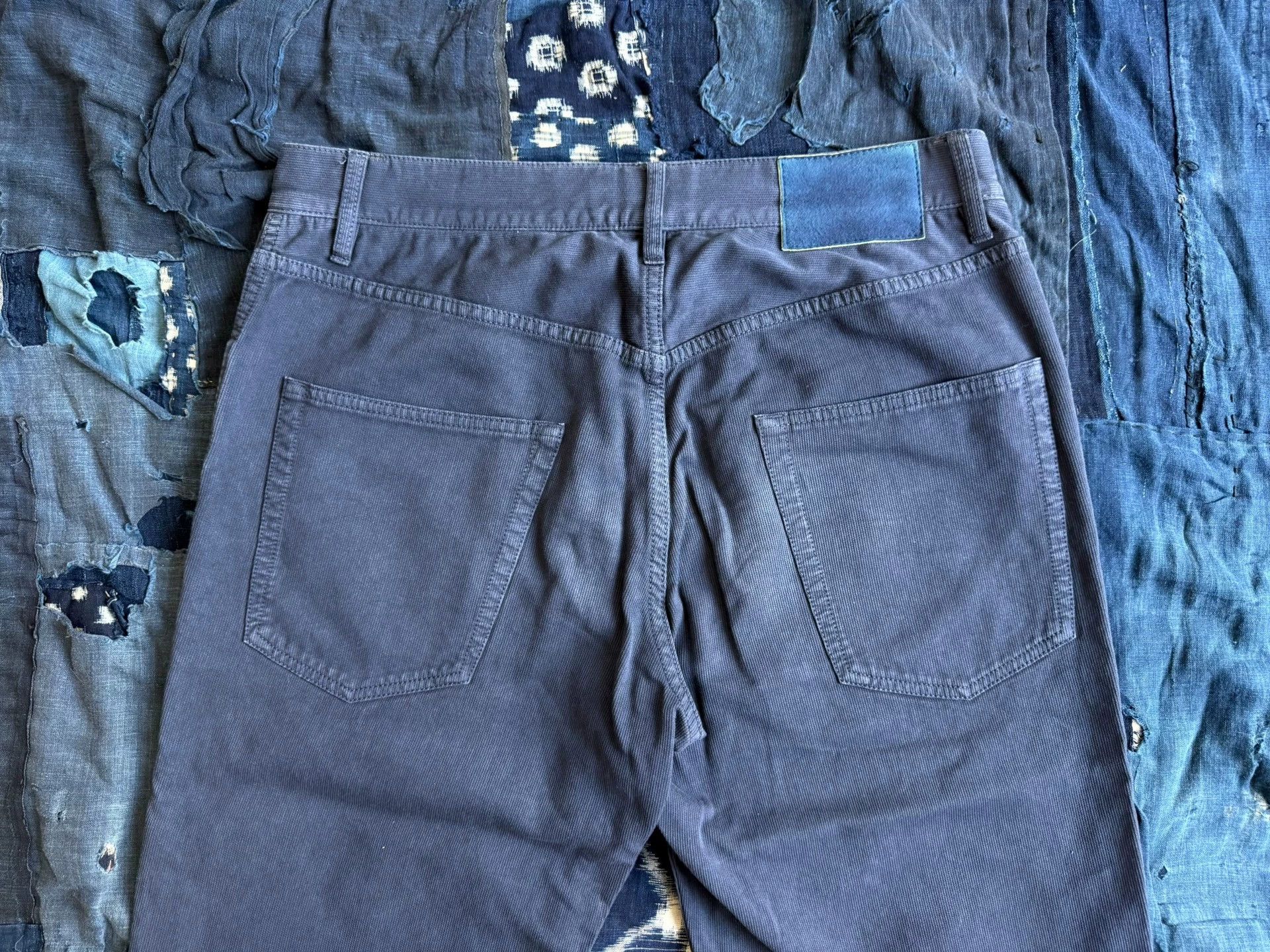 Visvim VISVIM 23SS FLUXUS 03 DMGD DRY PIQUE Pants Blue 3 Size US 35 - 4 Thumbnail