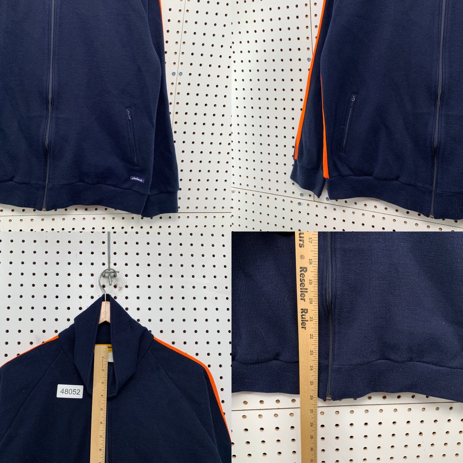 Vintage Vintage Jalank Track Jacket Mens XL Blue Orange 80s Made JAPAN Size US XL / EU 56 / 4 - 8 Thumbnail
