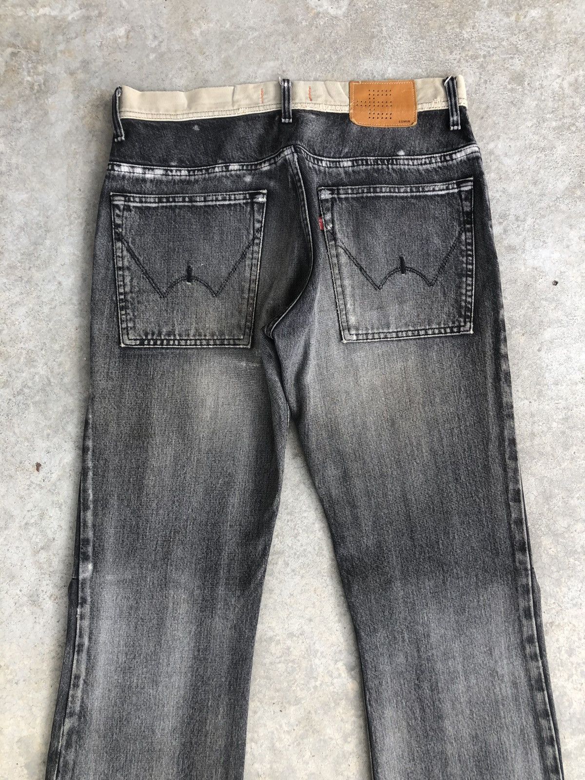 Edwin Japanese Edwin Flared Jeans Distressed Jeans Size US 32 / EU 48 - 10 Thumbnail