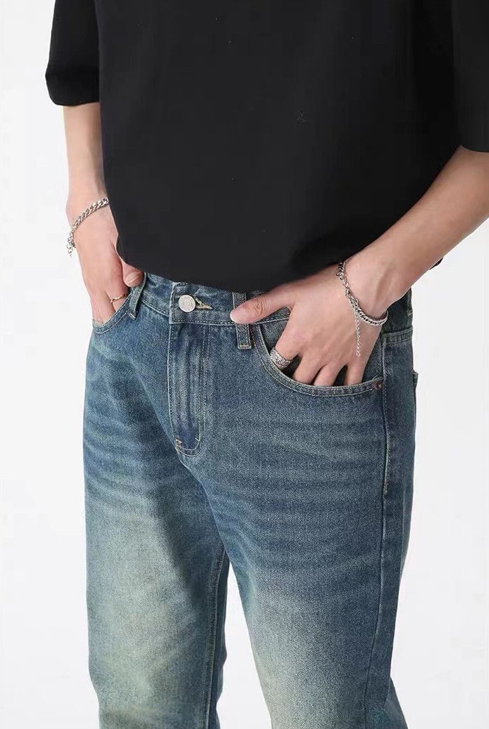 Japanese Brand × Jean Unisex Denim Distressed Vintage Style Size US 34 / EU 50 - 2 Thumbnail