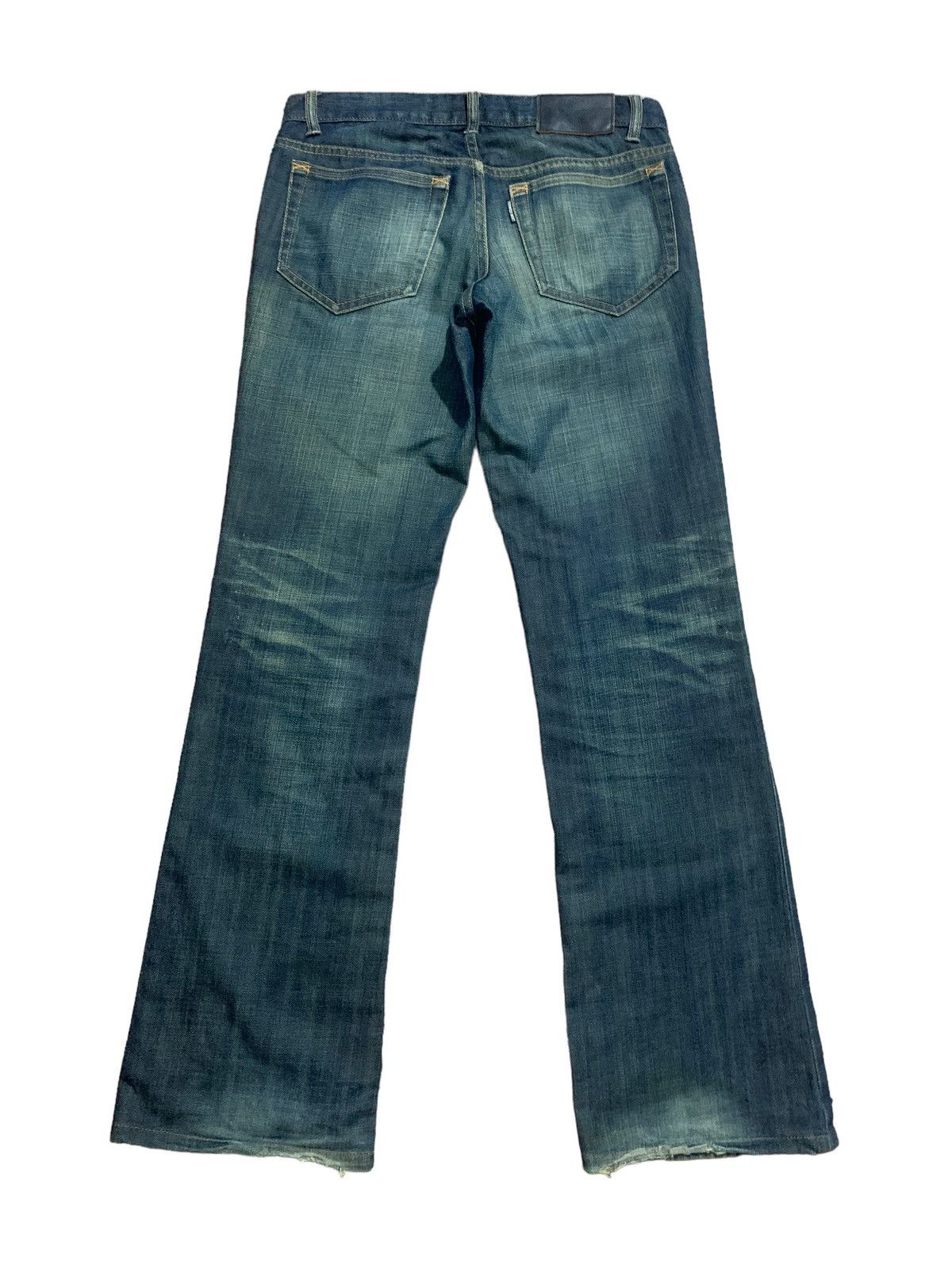 Tornado Mart Tornado Mart 6 pocket mud wash flare denim jeans Size US 30 / EU 46 - 7 Thumbnail