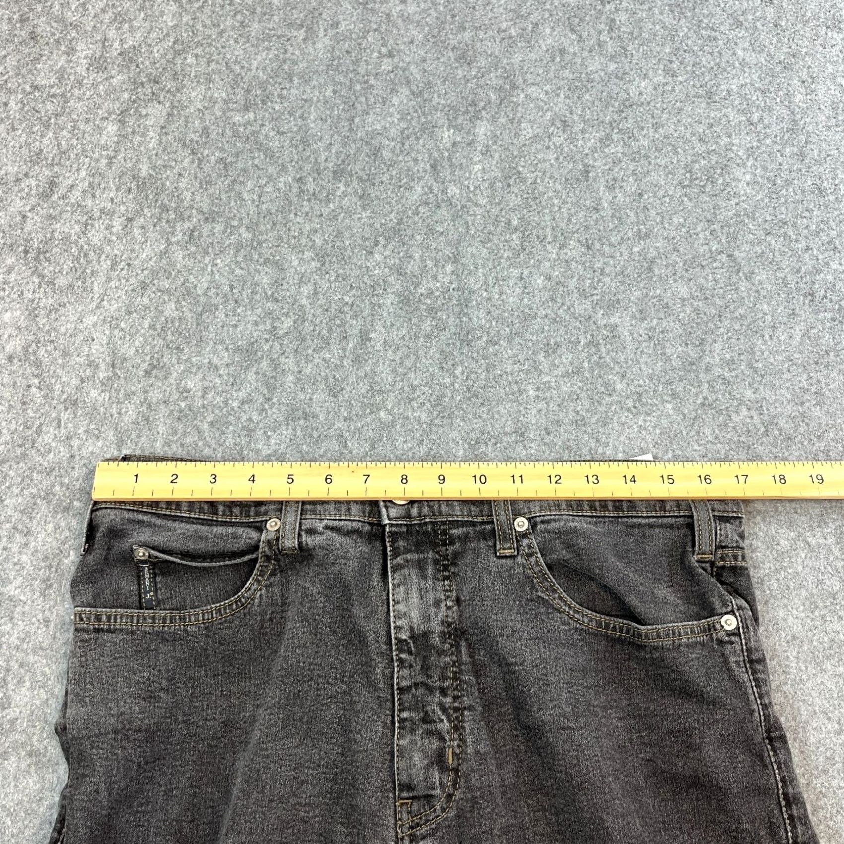 Vintage Armani Jeans Jeans Regular 34 34 Medium Wash Grey Stretch Logo Mens Size US 34 / EU 50 - 6 Thumbnail