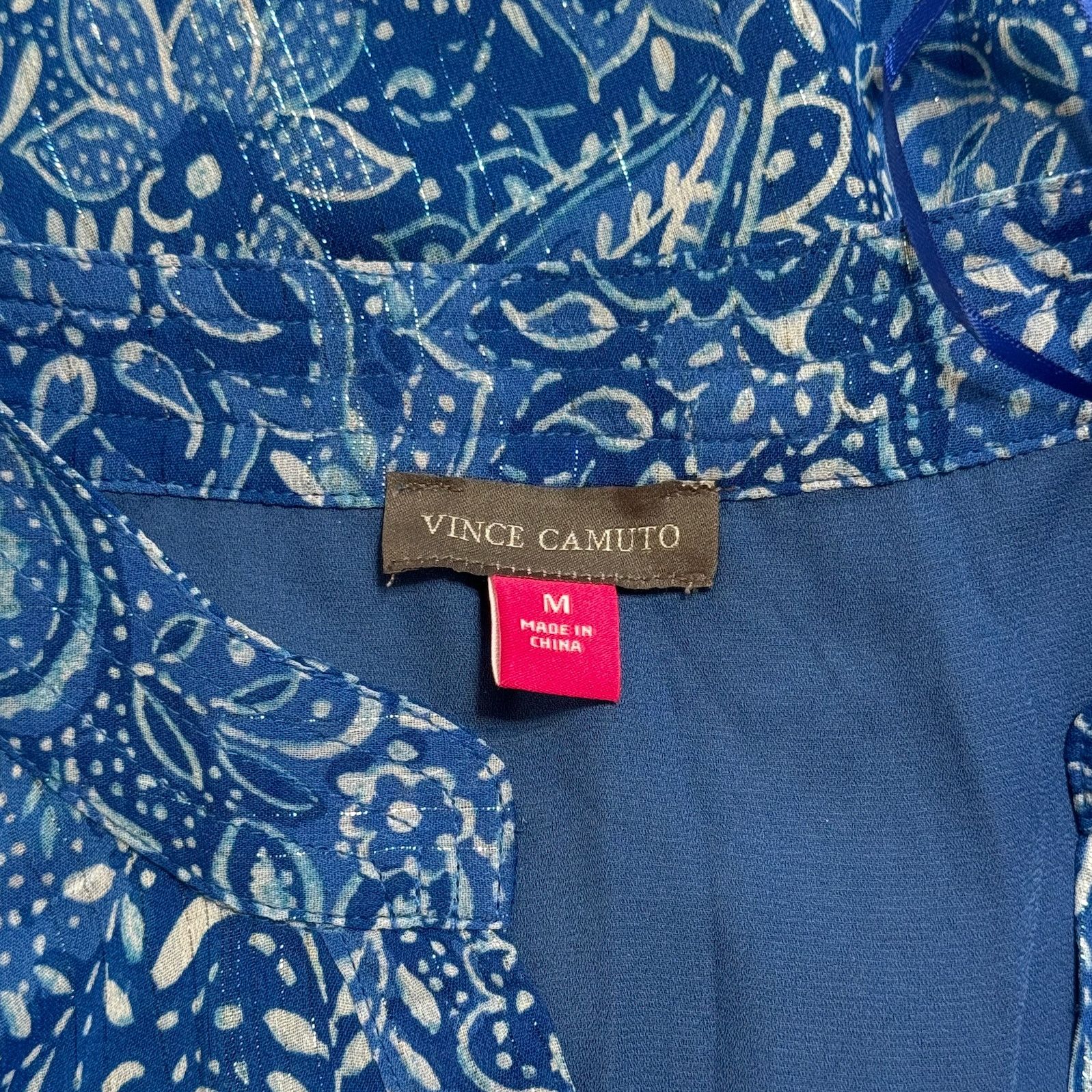 Vince Camuto Vince Camuto Paisley Blouse | Sz M, NWT Size M / US 6-8 / IT 42-44 - 8 Thumbnail