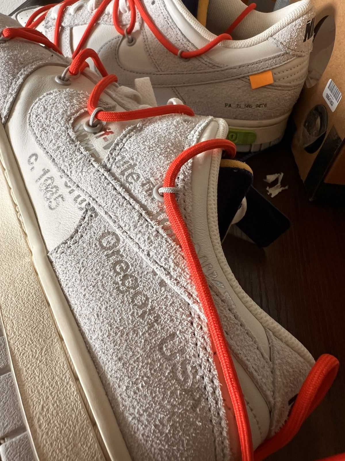 Nike × Off-White Nike Dunk Low / Off White lot #13 Size US 10.5 / EU 43-44 - 16 Thumbnail