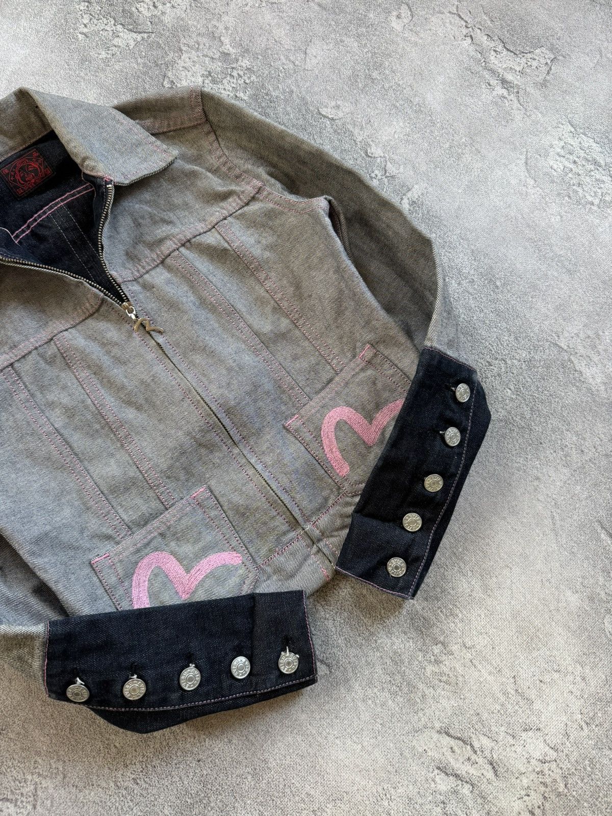 Evisu Evisu L japanese 🇯🇵 brand denim jacket button up vintage 90s Size L / US 10 / IT 46 - 3 Thumbnail