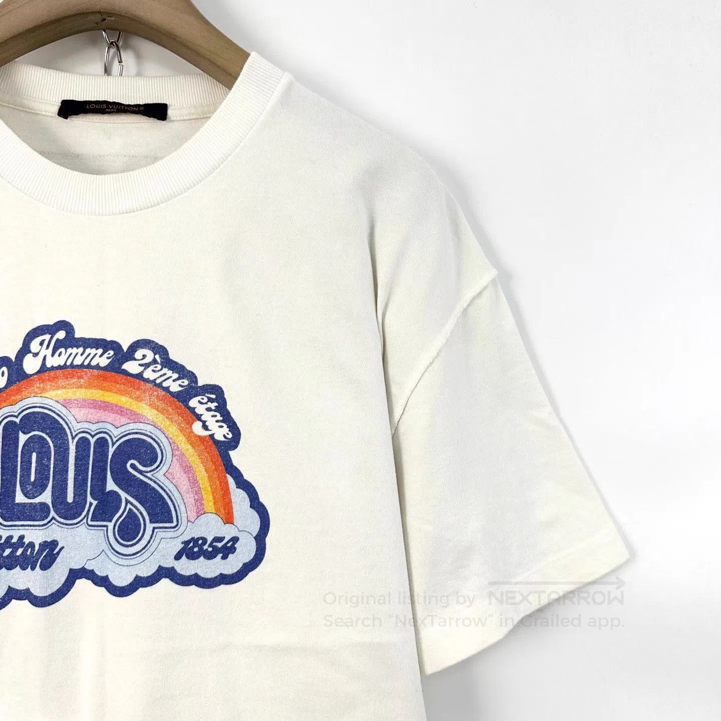 Louis Vuitton White Short Sleeve Graphic T-Shirt. Size US L / EU 52-54 / 3 - 6 Thumbnail