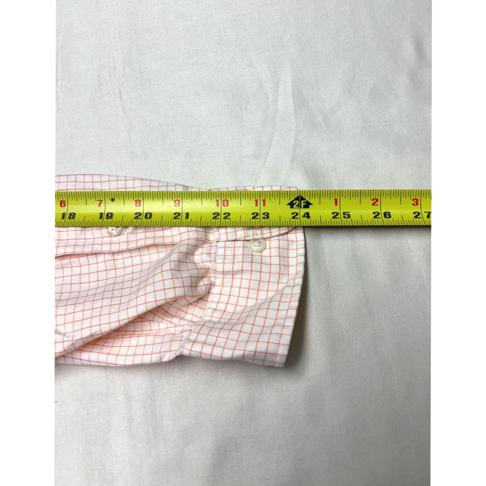 Ralph Lauren Ralph Lauren Button Down Shirt - Orange Check - Business Casual Workwear Mens Size 48R - 8 Thumbnail